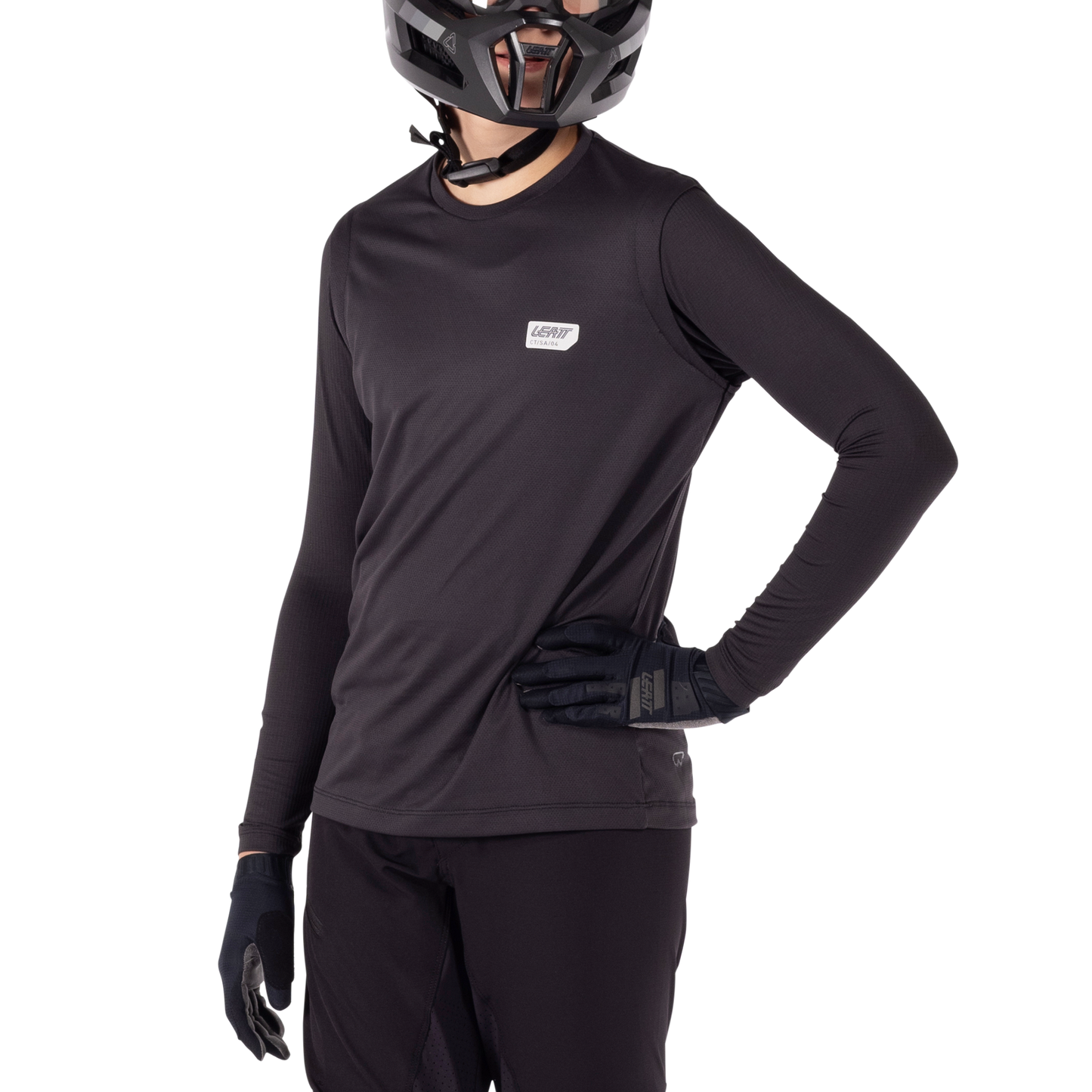 Leatt MTB 1.0 Junior Ride Kit - Youth L - Black - Image 3