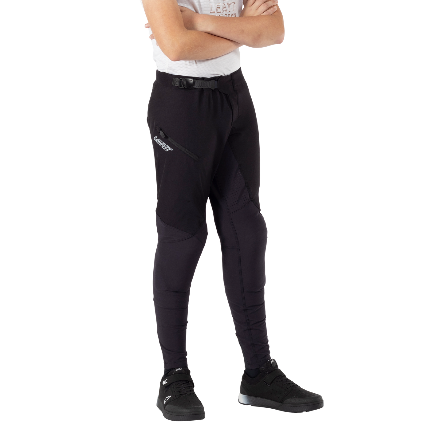 Leatt MTB 1.0 Junior Ride Kit - Youth S - Black - Image 6