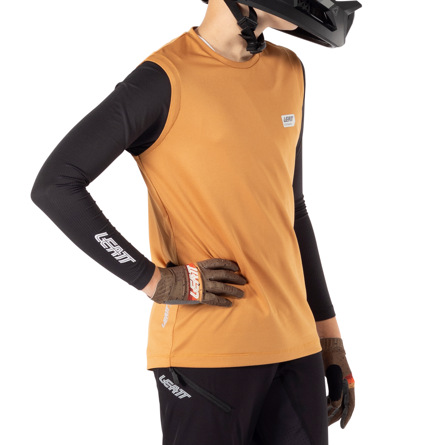 Leatt MTB 1.0 Junior Ride Kit - Youth S - Rust - Image 3
