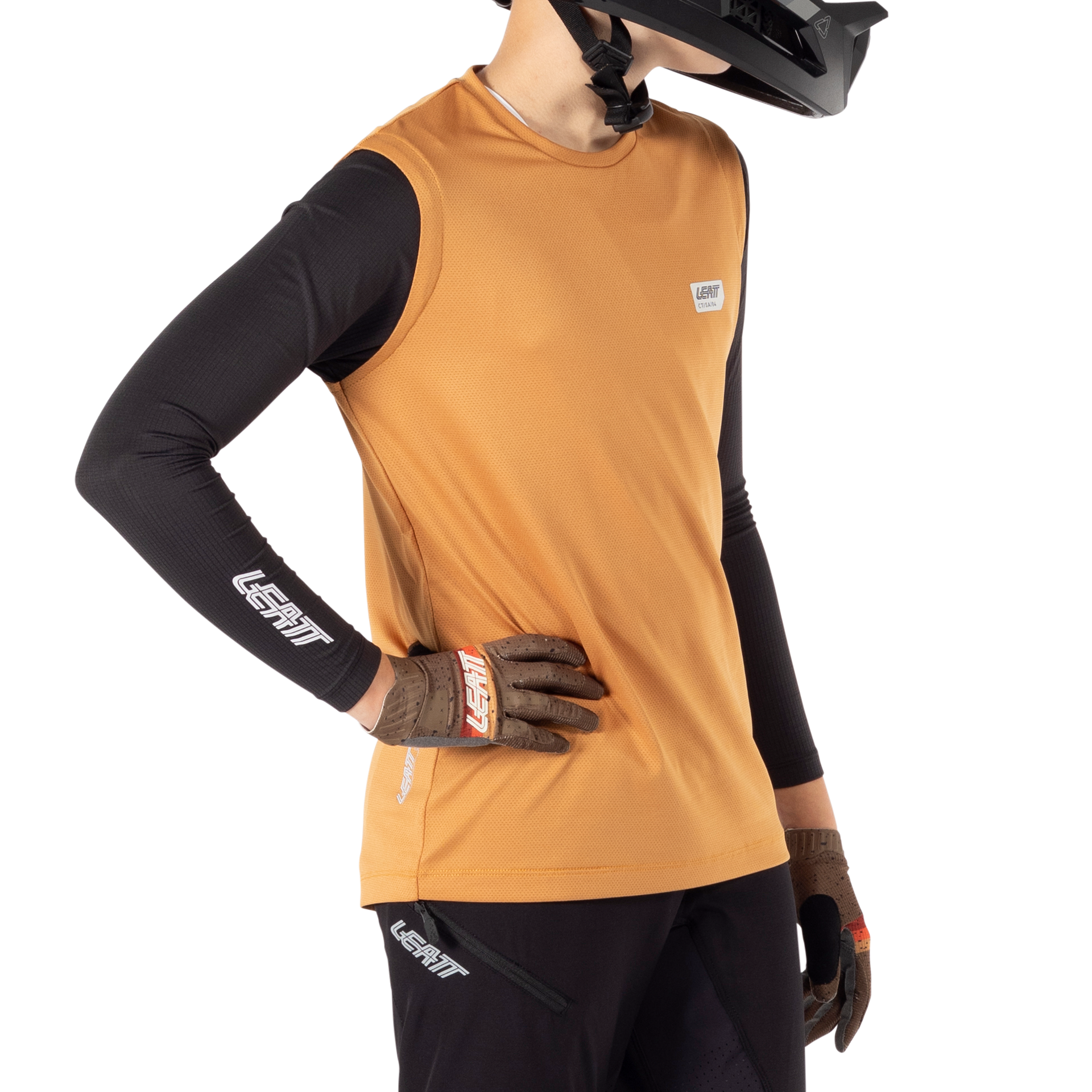 Leatt MTB 1.0 Junior Ride Kit - Youth S - Rust - Image 3