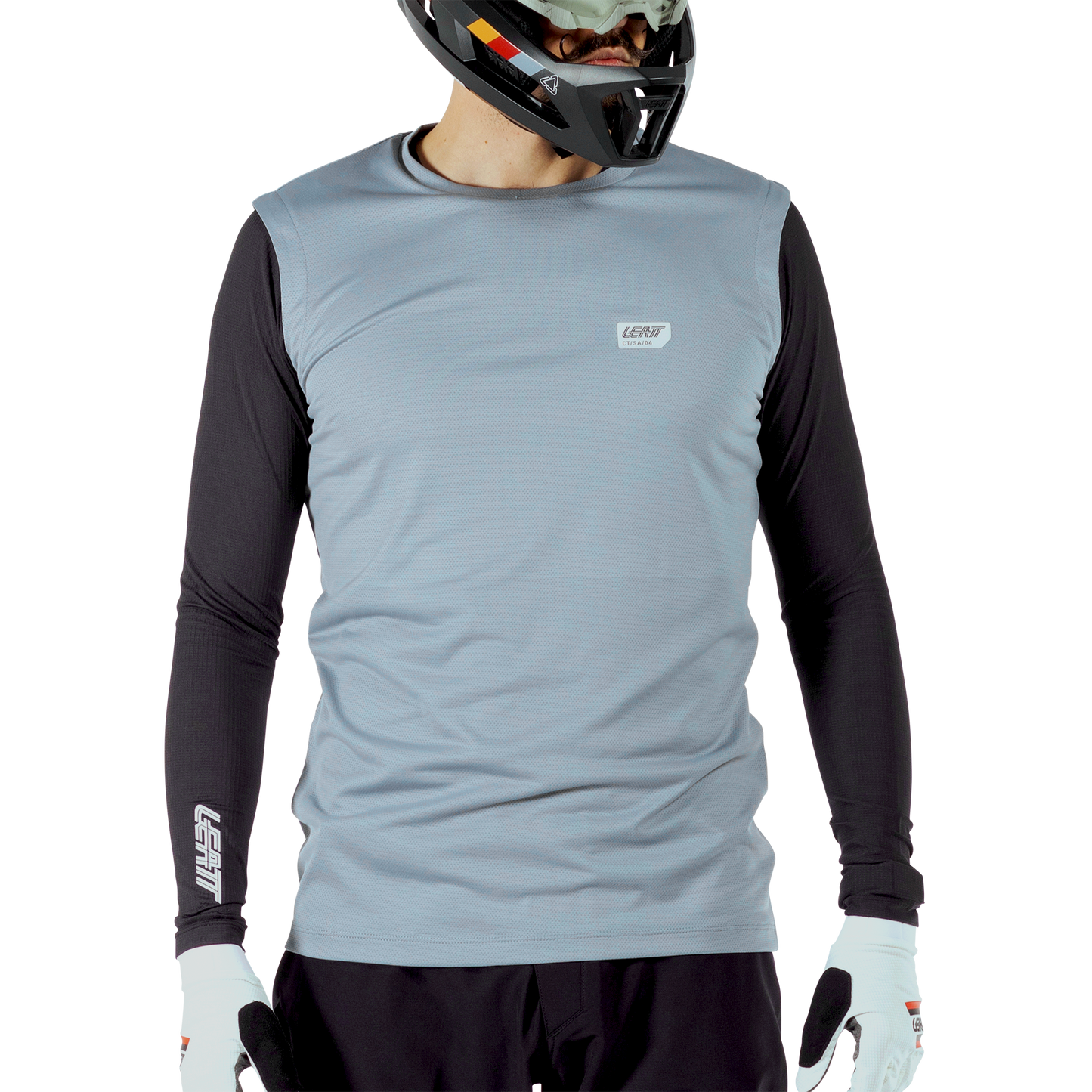 Leatt MTB 1.0 Ride Kit - 2XL - Titanium - Image 2
