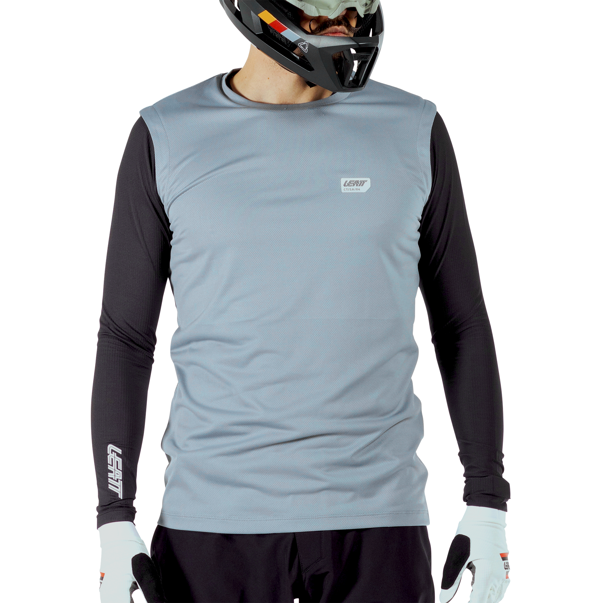 Leatt MTB 1.0 Ride Kit - S - Titanium - Image 2