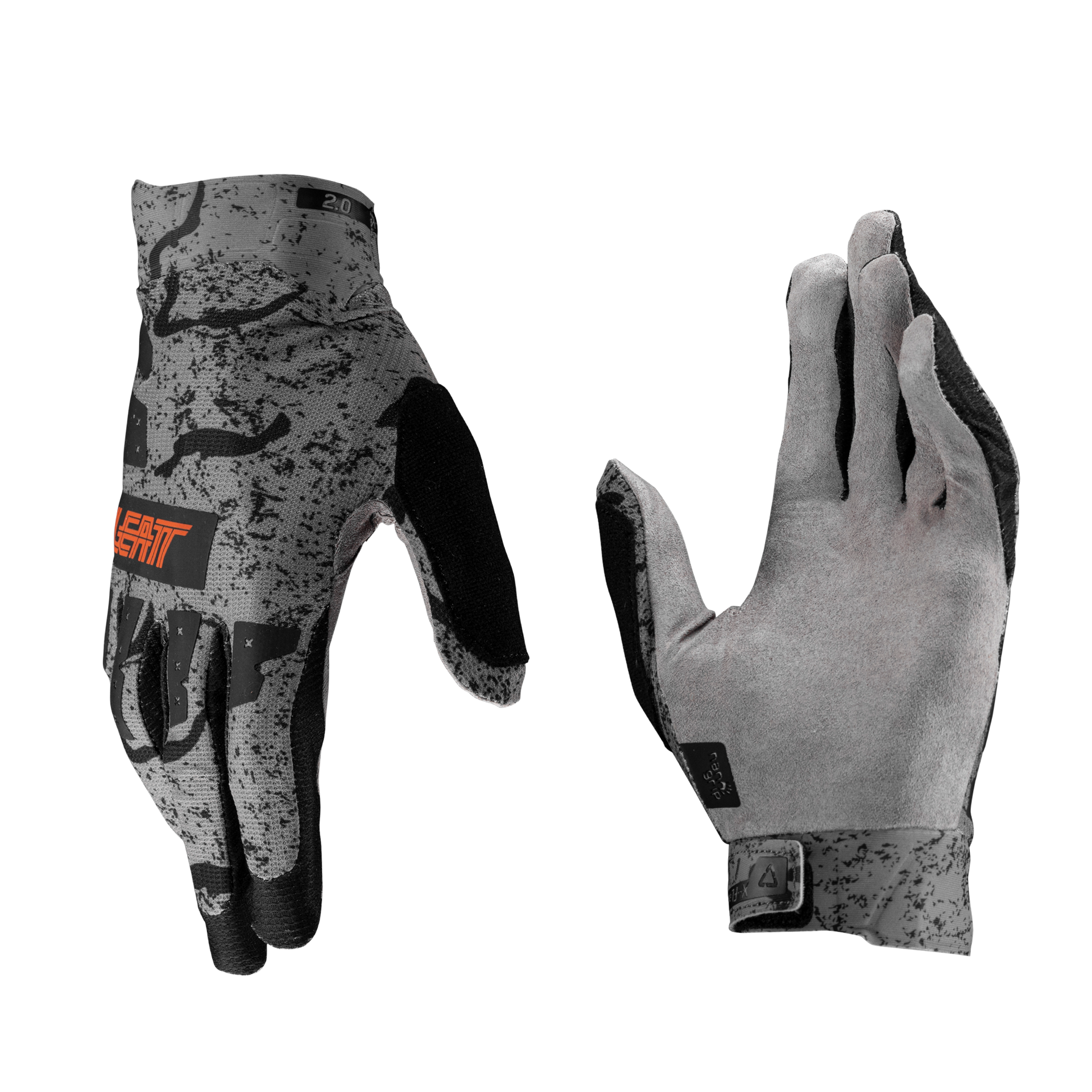 Leatt MTB 2.0 X-Flow Gloves - S - Granite - Image 1