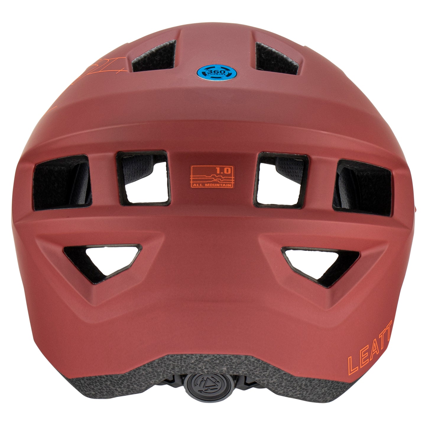 Leatt MTB All Mountain 1.0 Helmet - L - Lava - Image 4