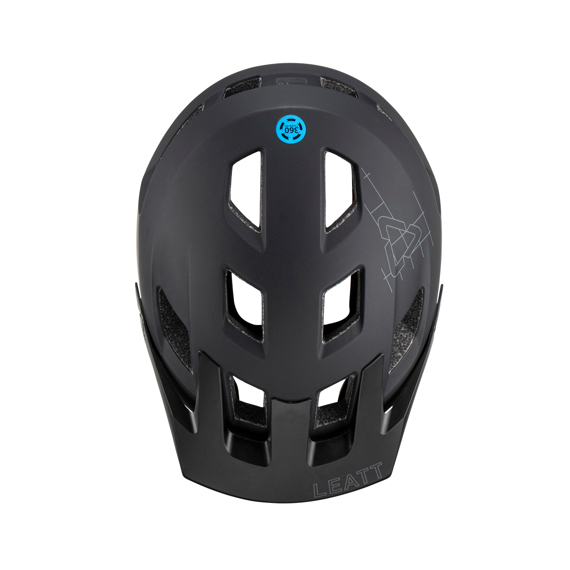 Leatt MTB All Mountain 1.0 Helmet - L - Stealth - Image 5