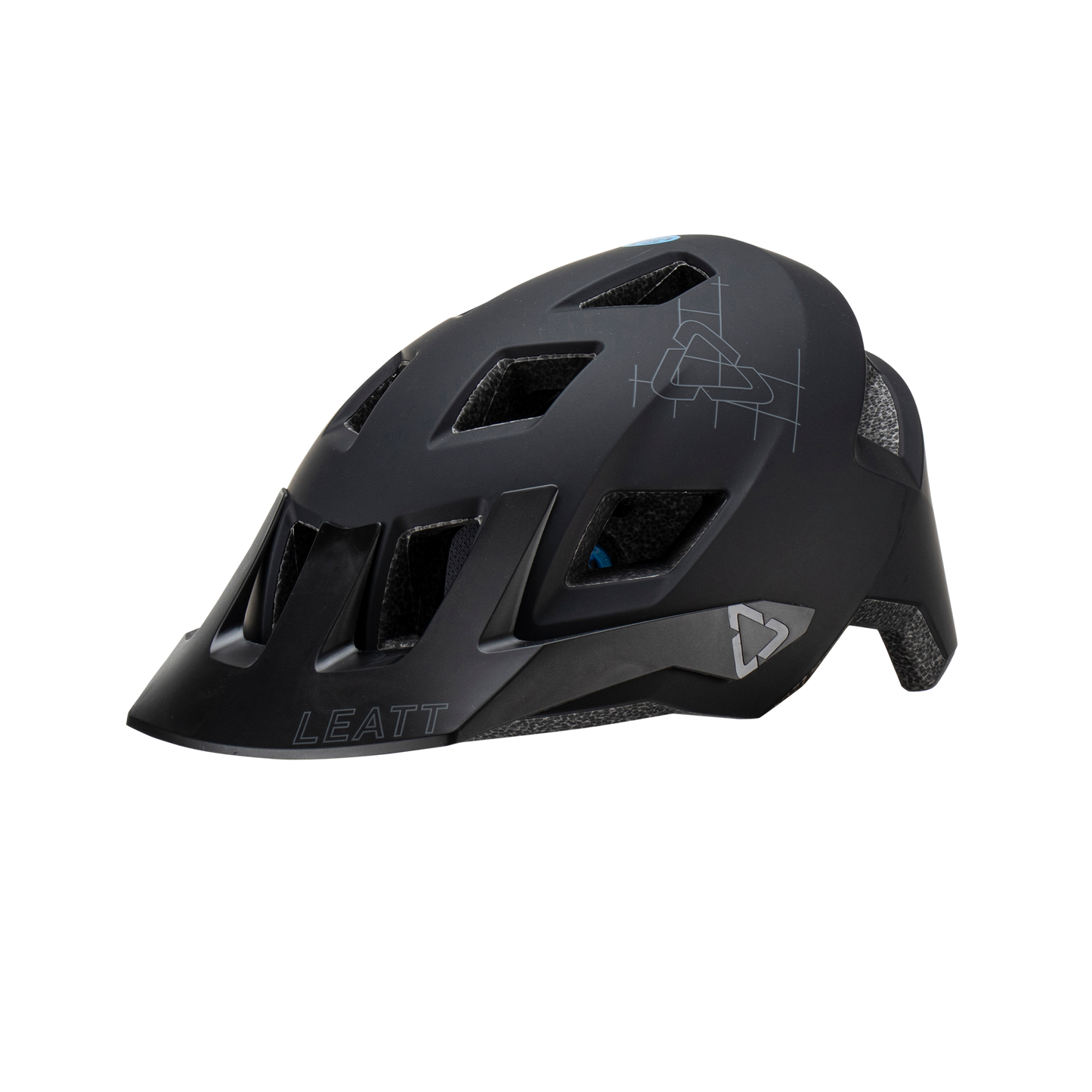 Leatt MTB All Mountain 1.0 Helmet - S - Stealth - Image 2