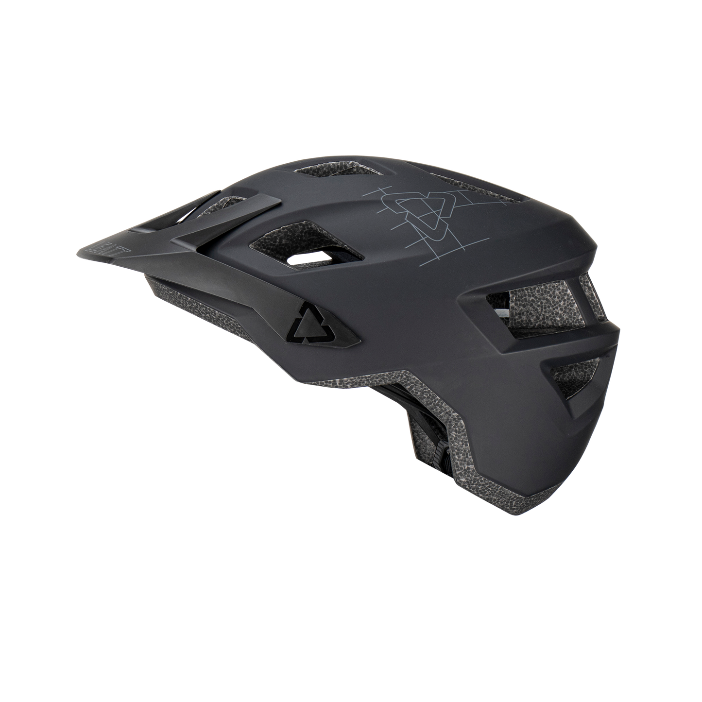 Leatt MTB All Mountain 1.0 Helmet - S - Stealth - Image 4