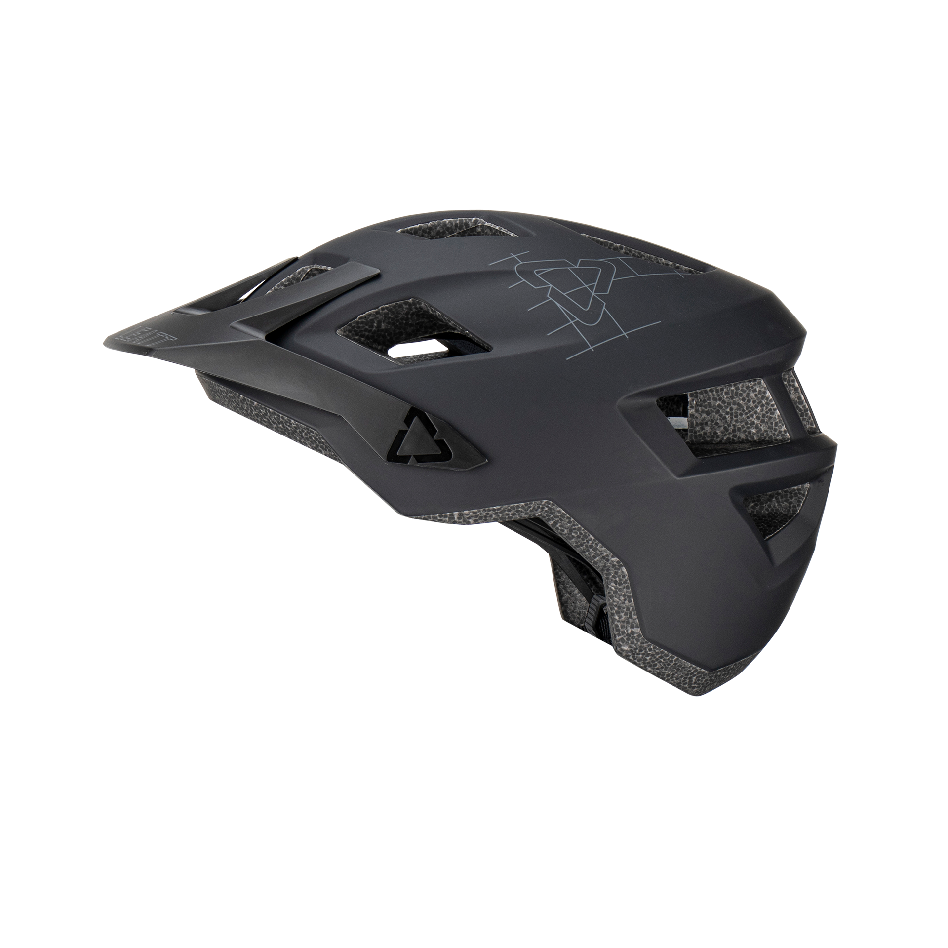 Leatt MTB All Mountain 1.0 Helmet - S - Stealth - Image 4
