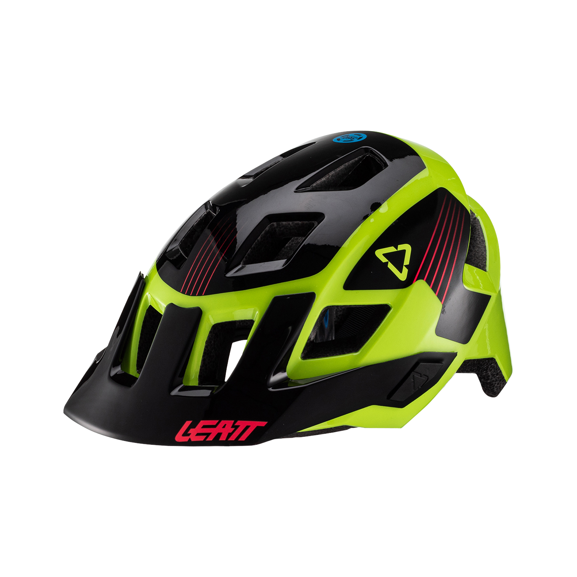 Leatt MTB All Mountain 1.0 Junior Helmet - XS - Lime - Image 2