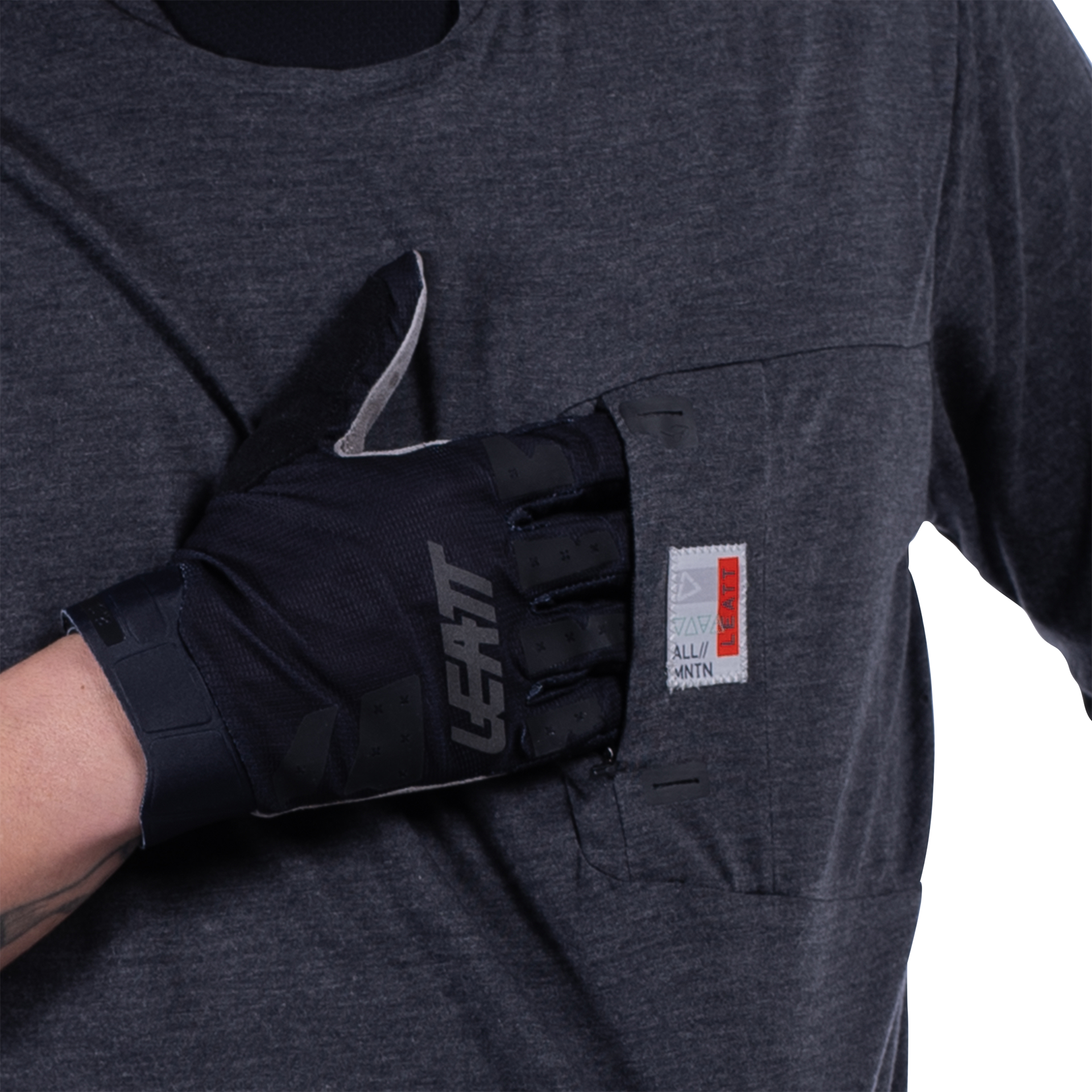 Leatt MTB All Mountain 2.0 Short Sleeve Jersey - 3XL - Black - Image 8