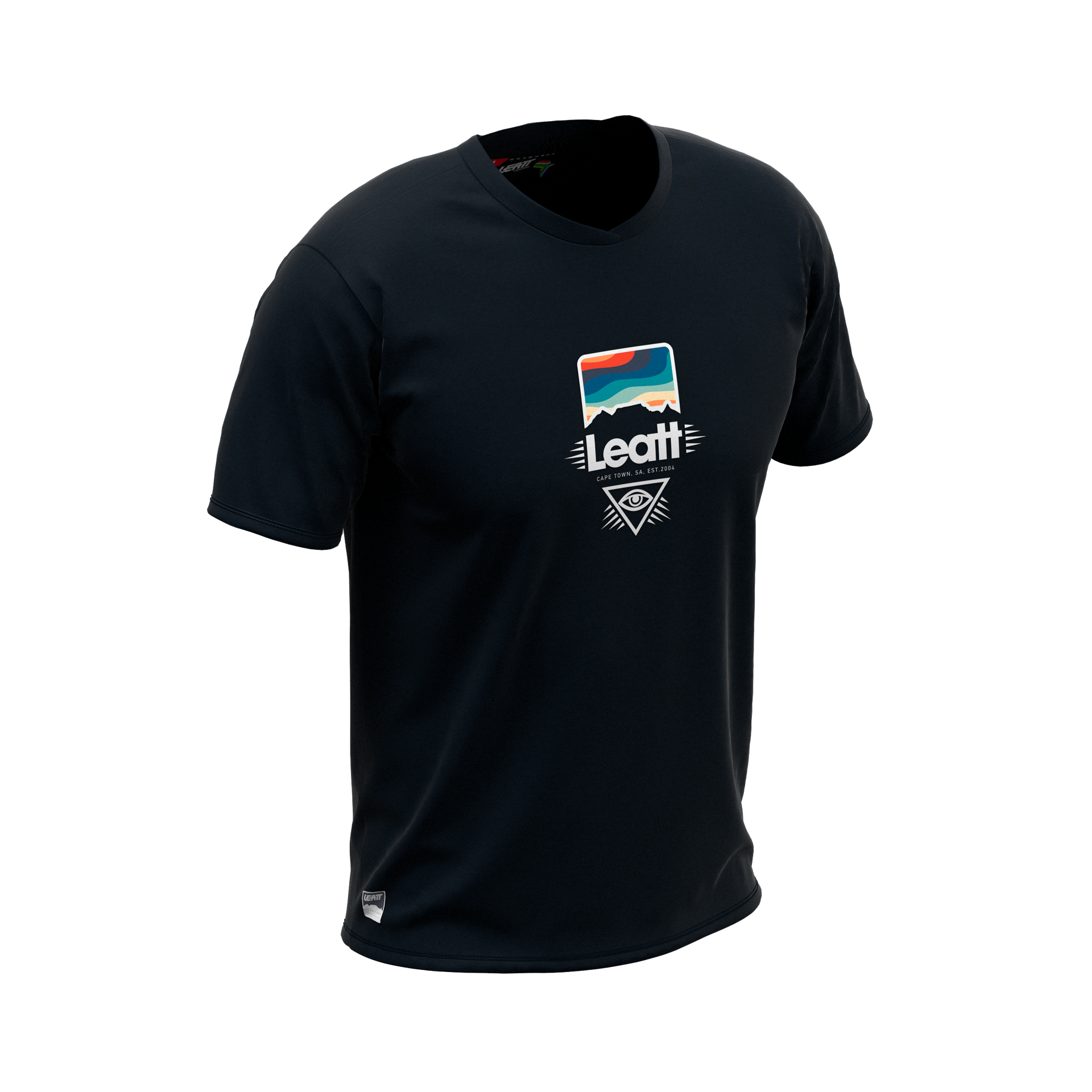 Leatt MTB All Mountain 2.0 Short Sleeve Jersey - Youth M - Black - Image 1