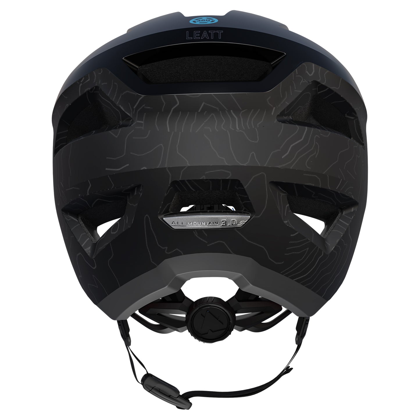 Leatt MTB All Mountain 3.0 Helmet - M - Stealth Black/Grey - Image 4