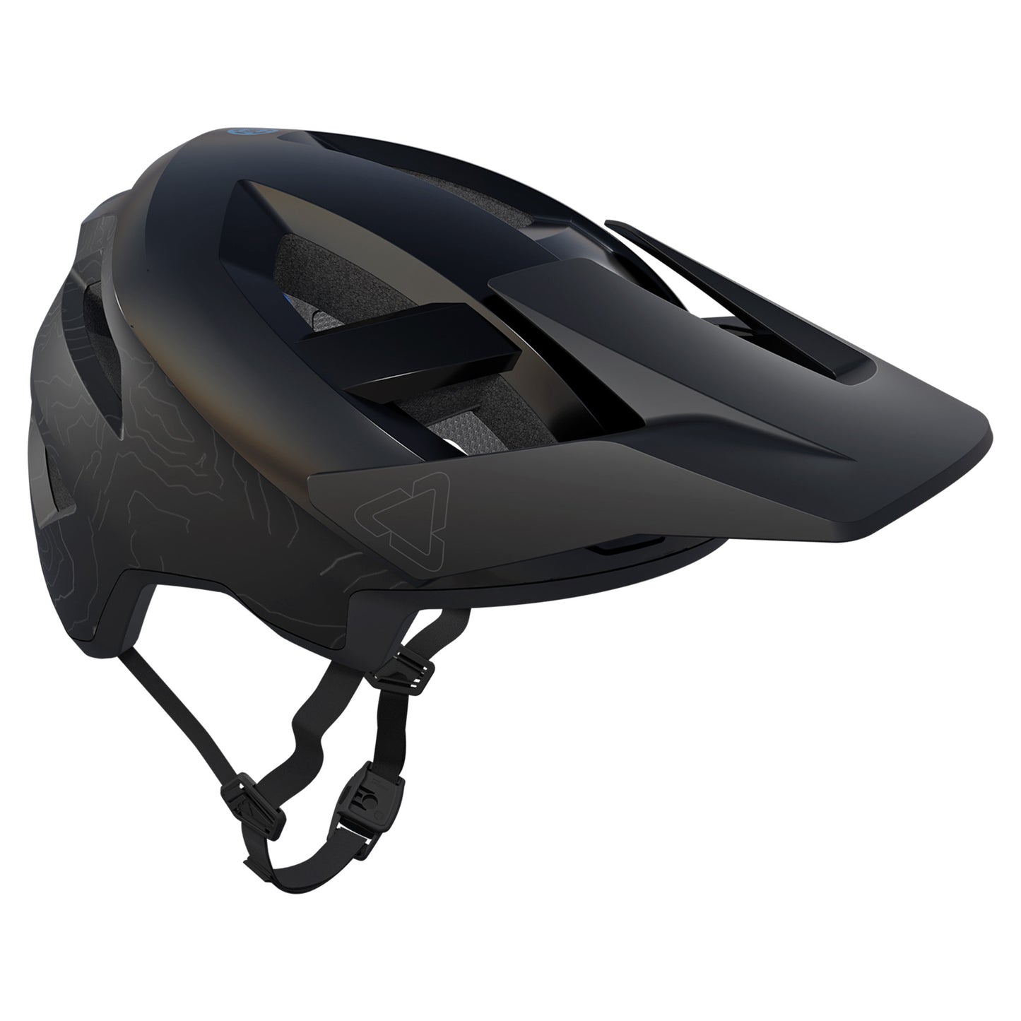 Leatt MTB All Mountain 3.0 Helmet - S - Stealth Black/Grey - Image 3
