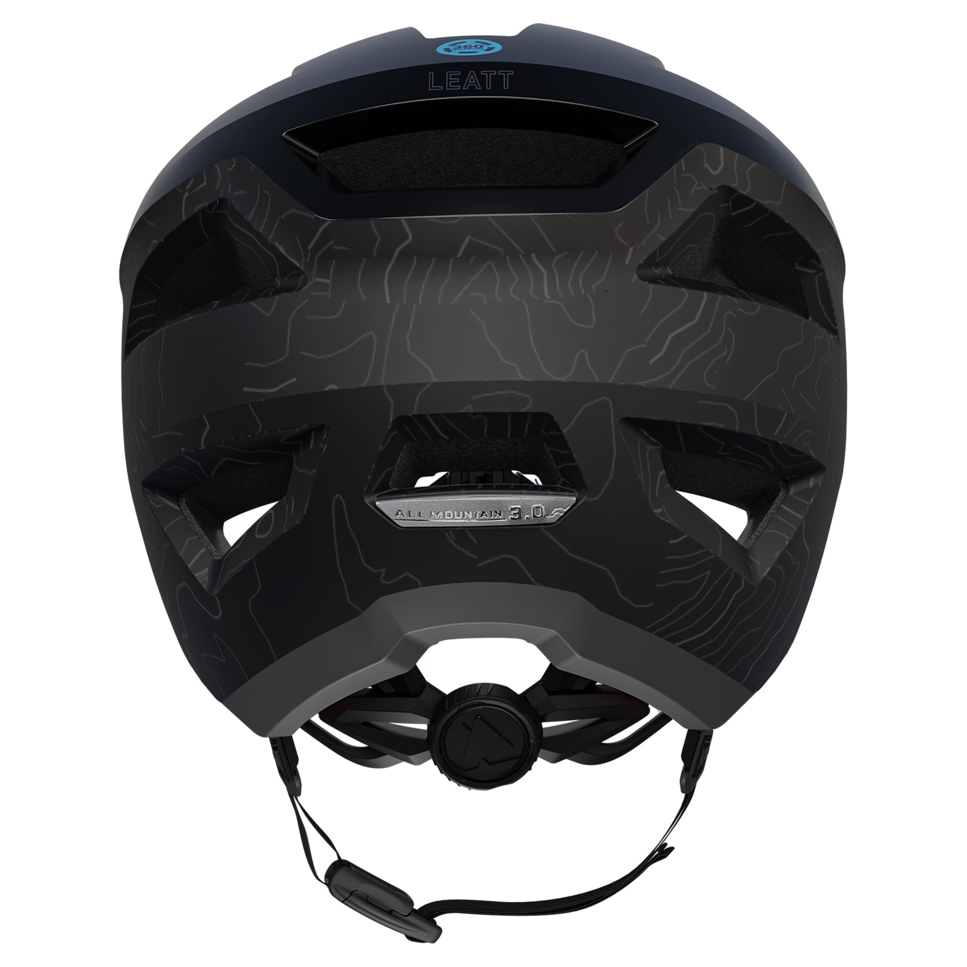 Leatt MTB All Mountain 3.0 Helmet - S - Stealth Black/Grey - Image 4
