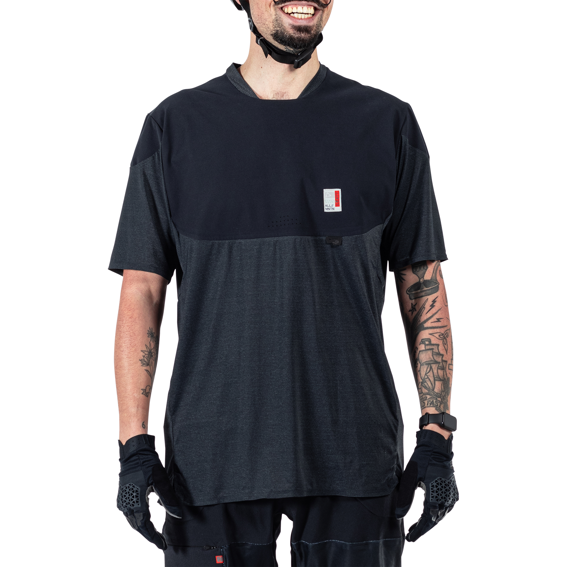 Leatt MTB All Mountain 3.0 Short Sleeve Jersey - 2XL - Black - Image 3