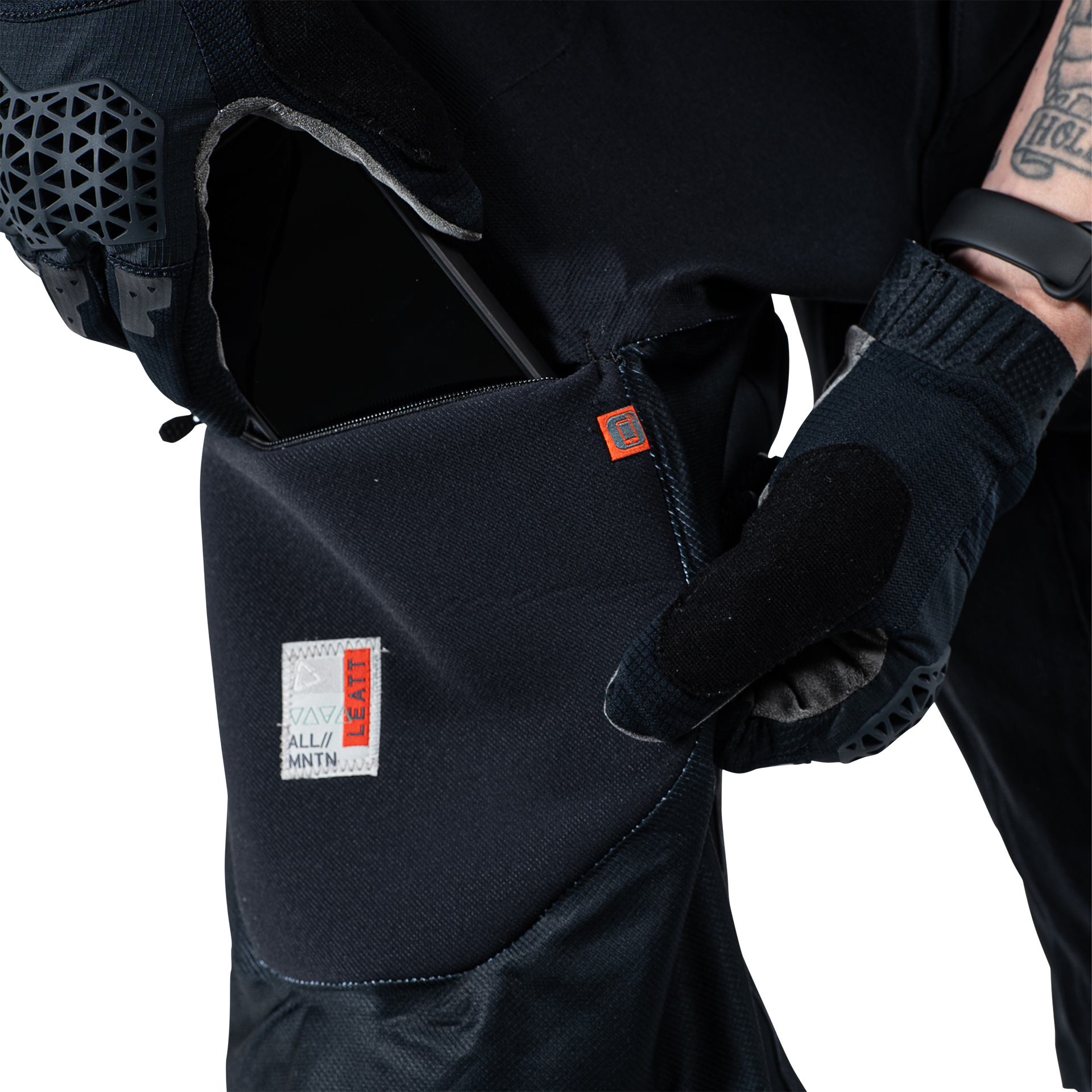 Leatt MTB All Mountain 3.0 Shorts - 2XL-38 - Black - Image 5