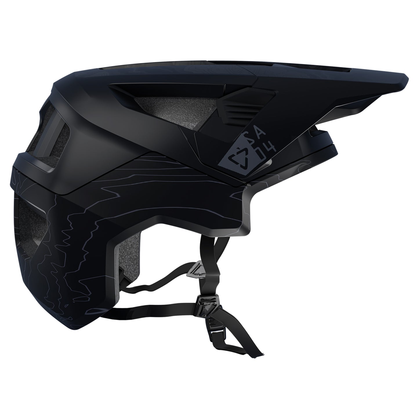 Leatt MTB All Mountain 4.0 Helmet - S - Stealth Black/Grey - Image 1