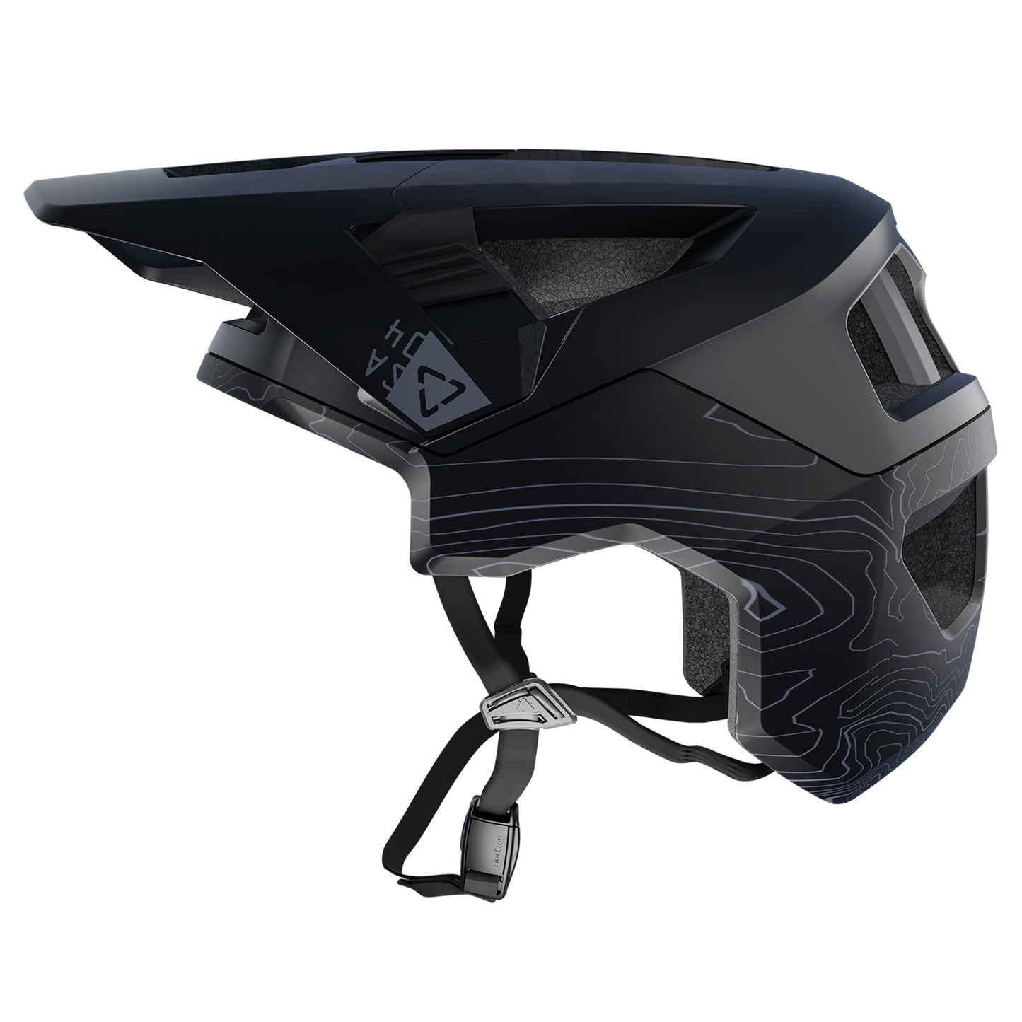 Leatt MTB All Mountain 4.0 Helmet - S - Stealth Black/Grey - Image 2