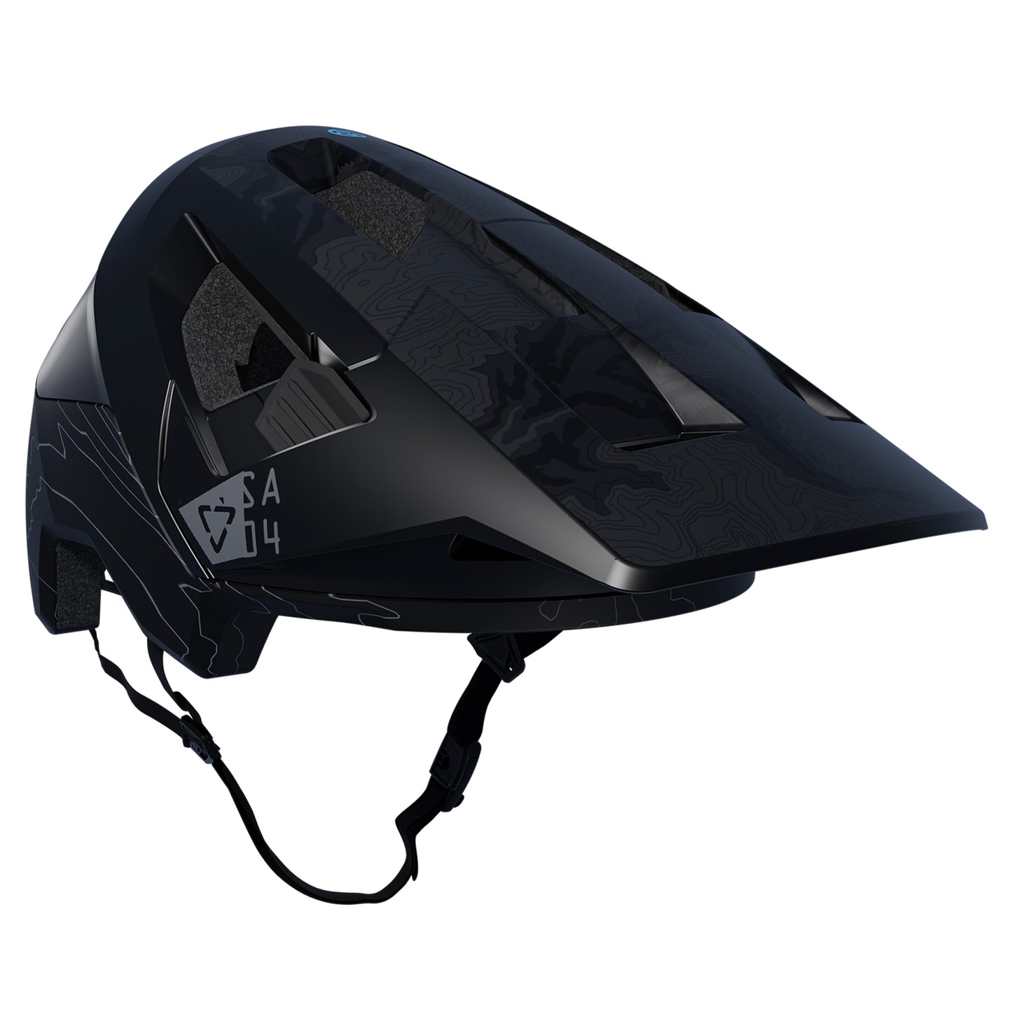 Leatt MTB All Mountain 4.0 Helmet - S - Stealth Black/Grey - Image 3