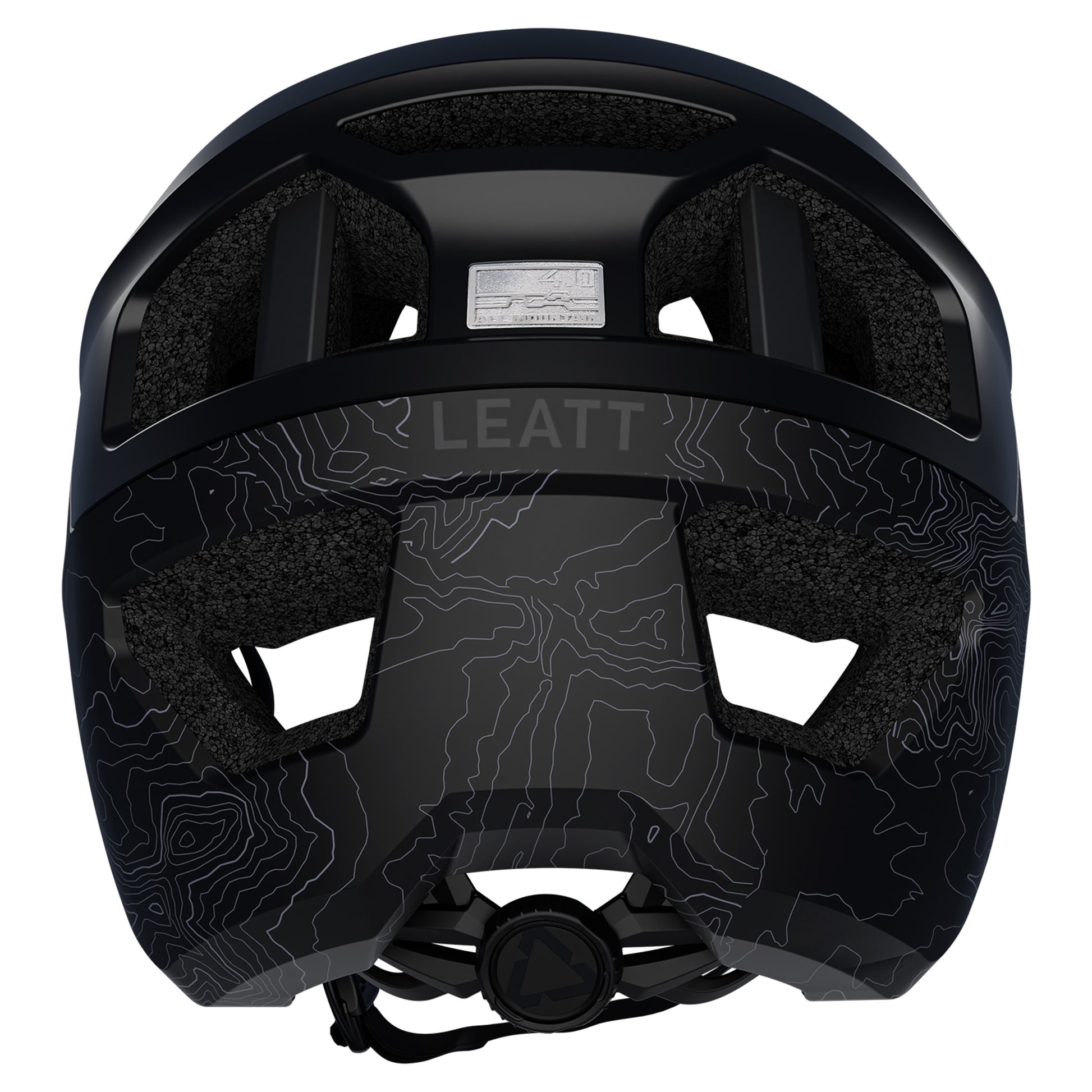 Leatt MTB All Mountain 4.0 Helmet - S - Stealth Black/Grey - Image 4