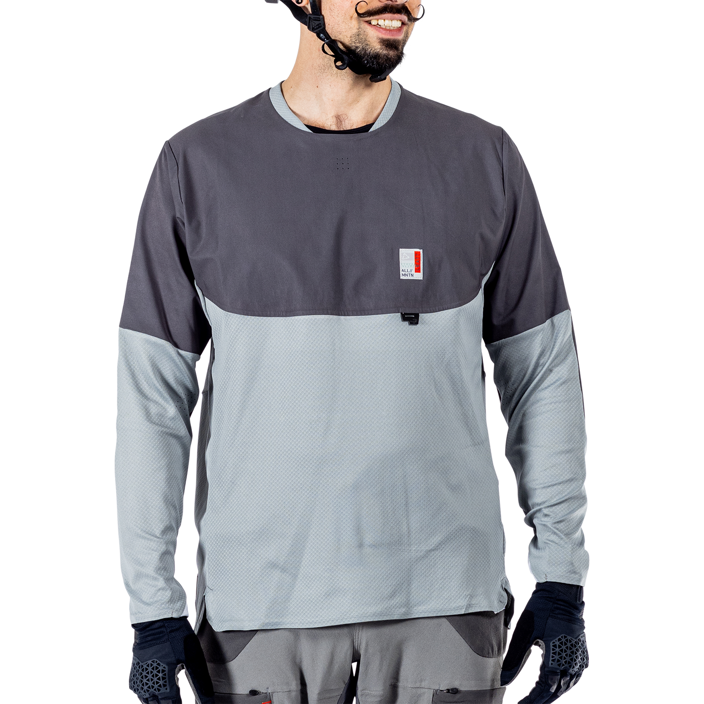Leatt MTB All Mountain 4.0 Long Sleeve Jersey - S - Granite - Image 3