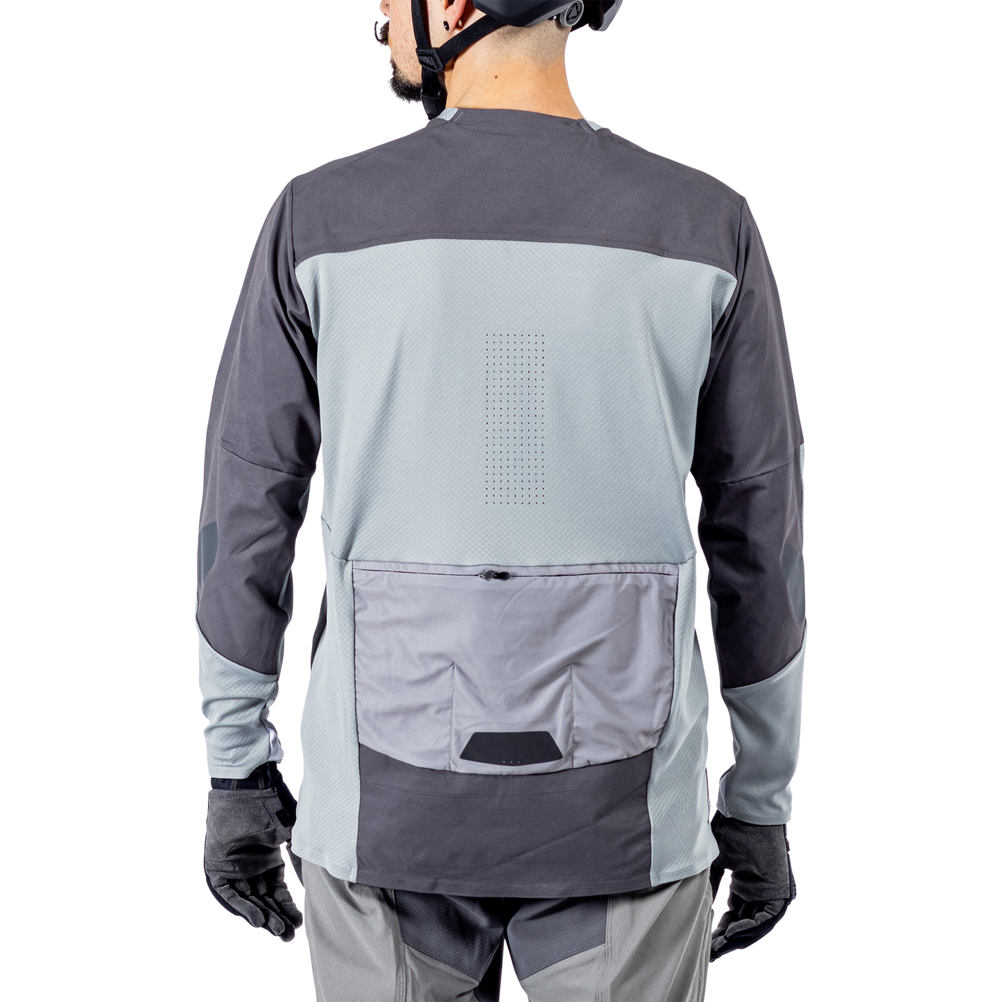 Leatt MTB All Mountain 4.0 Long Sleeve Jersey - S - Granite - Image 4