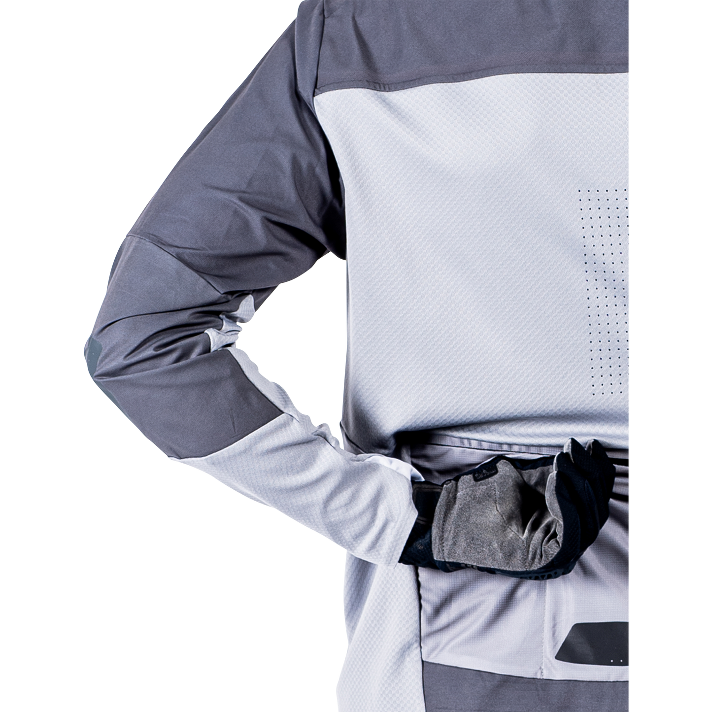 Leatt MTB All Mountain 4.0 Long Sleeve Jersey - S - Granite - Image 6