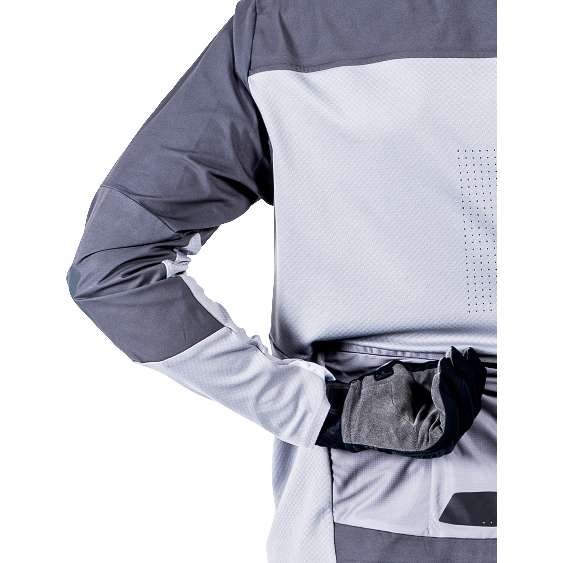 Leatt MTB All Mountain 4.0 Long Sleeve Jersey - S - Granite - Image 6