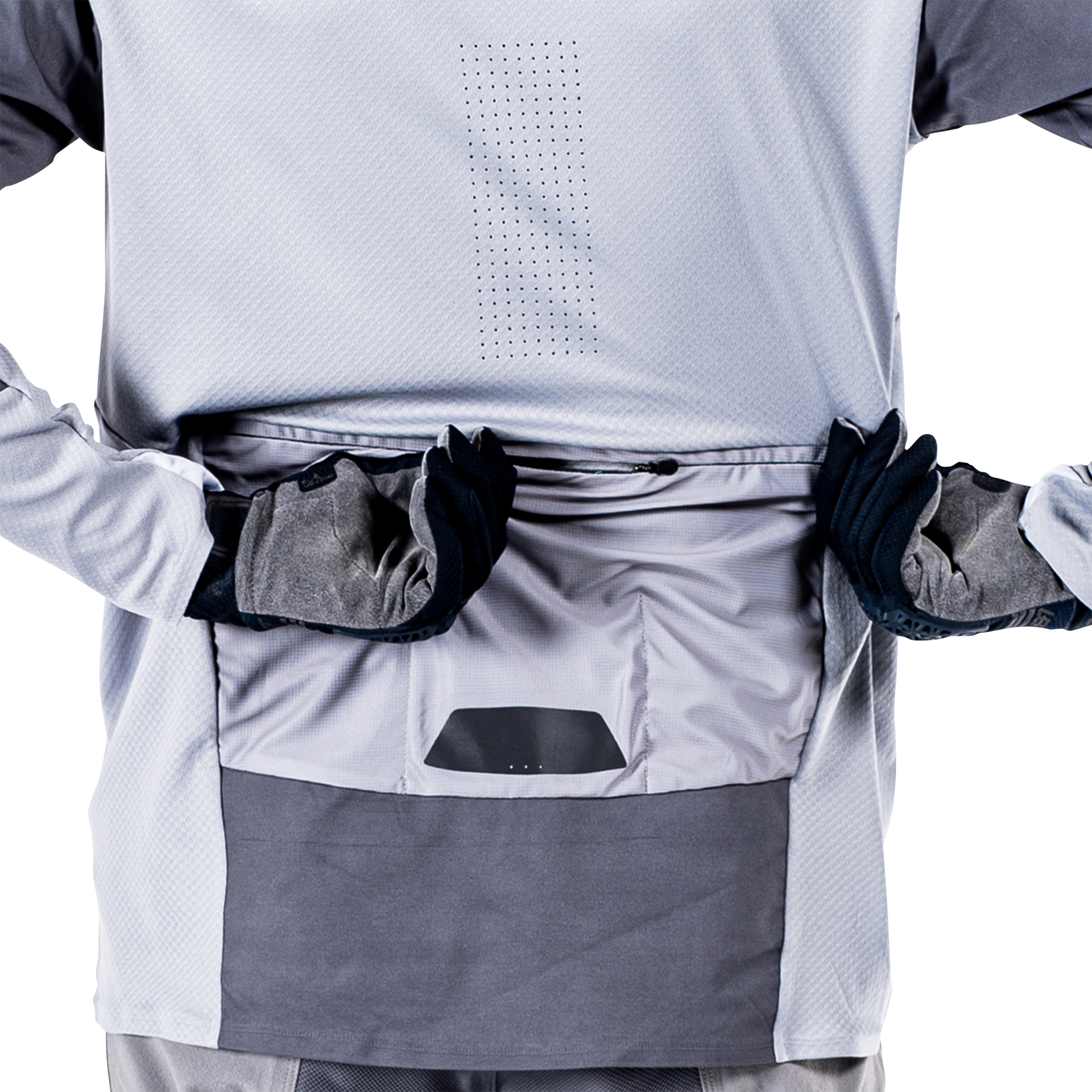 Leatt MTB All Mountain 4.0 Long Sleeve Jersey - S - Granite - Image 7