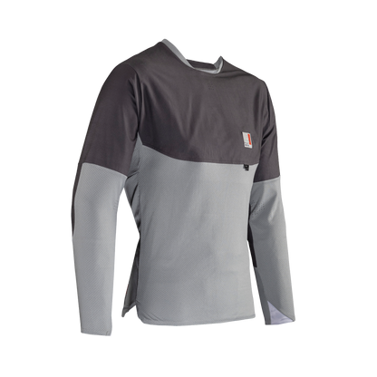 Leatt MTB All Mountain 4.0 Long Sleeve Jersey - XL - Granite - Image 1