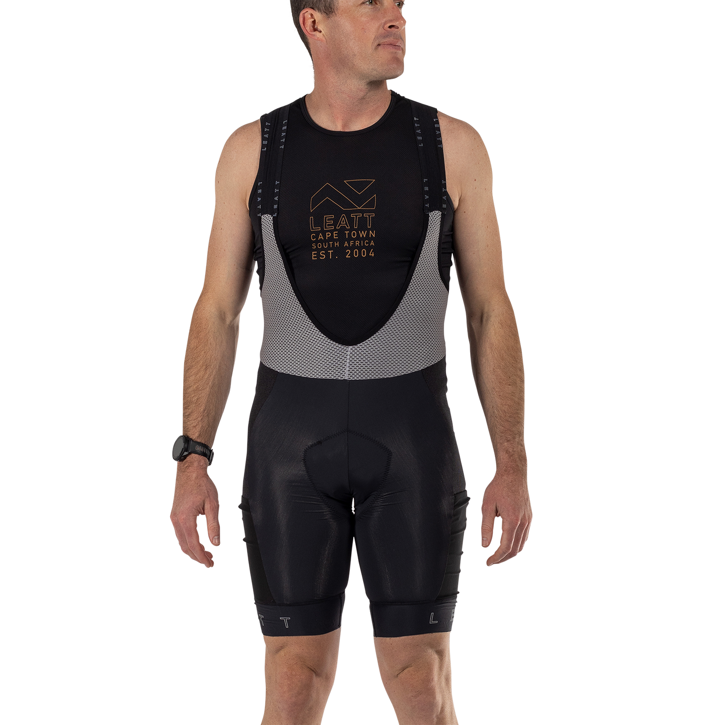 Leatt MTB Endurance 5.0 Bib Shorts - L - Black - Image 3