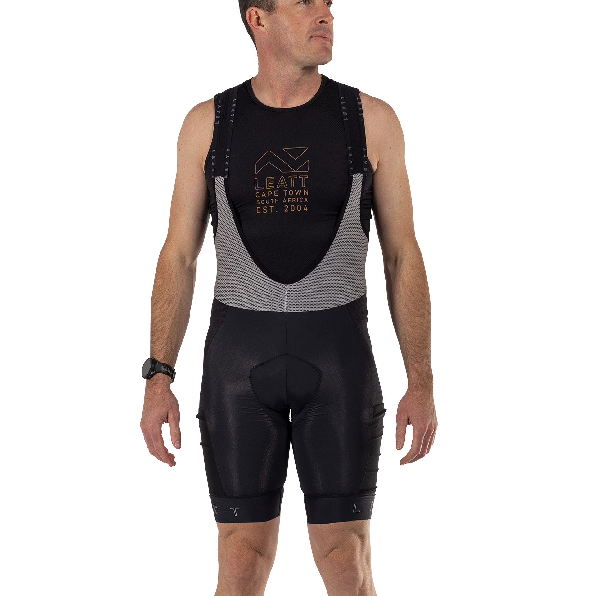 Leatt MTB Endurance 5.0 Bib Shorts - L - Black - Image 3