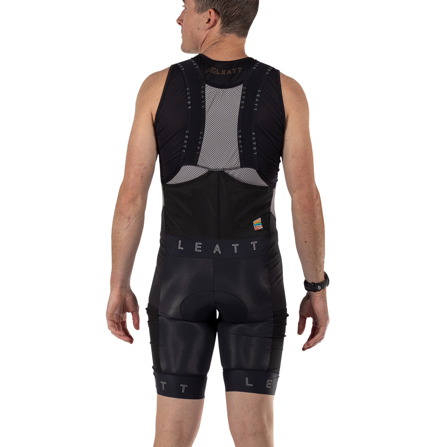 Leatt MTB Endurance 5.0 Bib Shorts - L - Black - Image 4