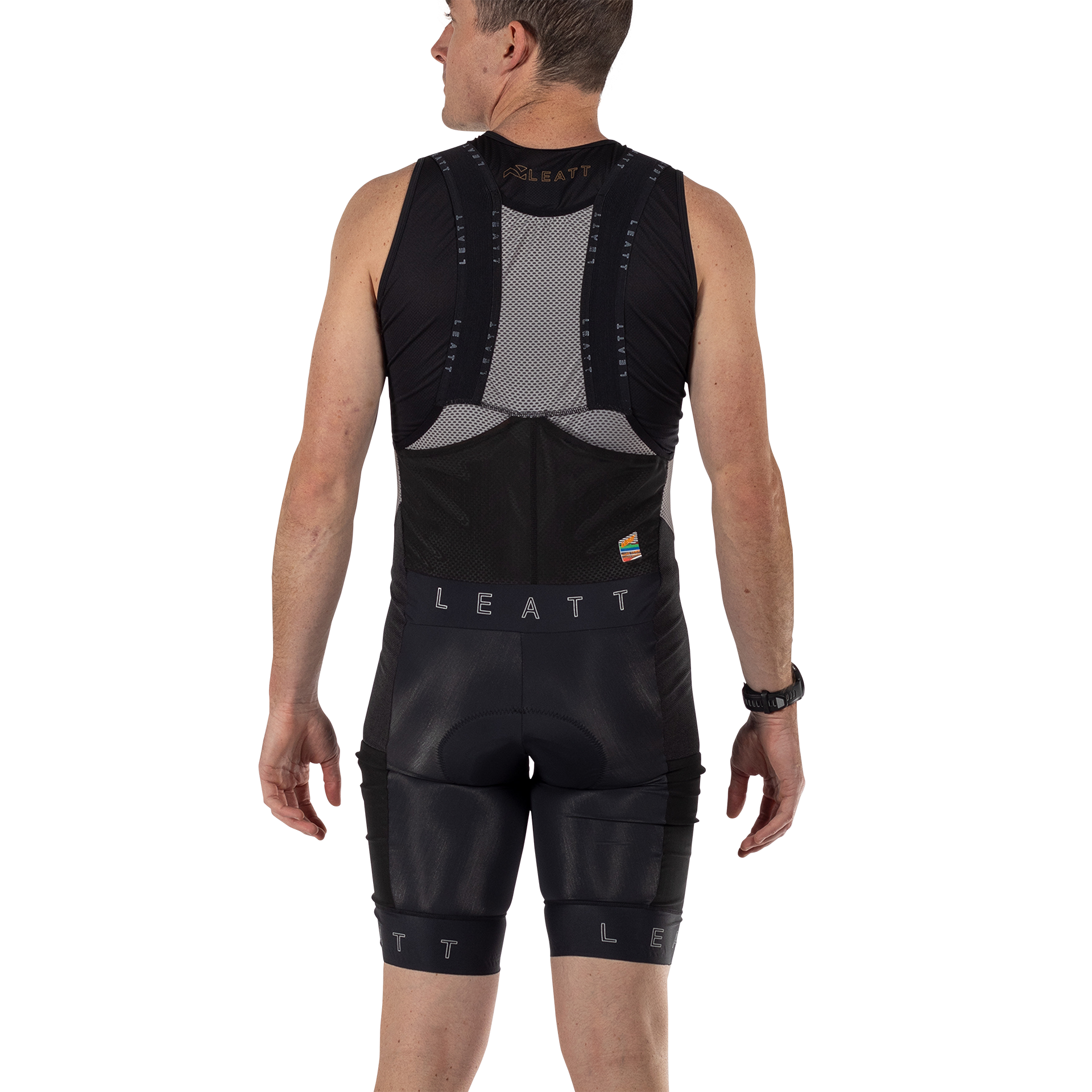 Leatt MTB Endurance 5.0 Bib Shorts - S - Black - Image 4