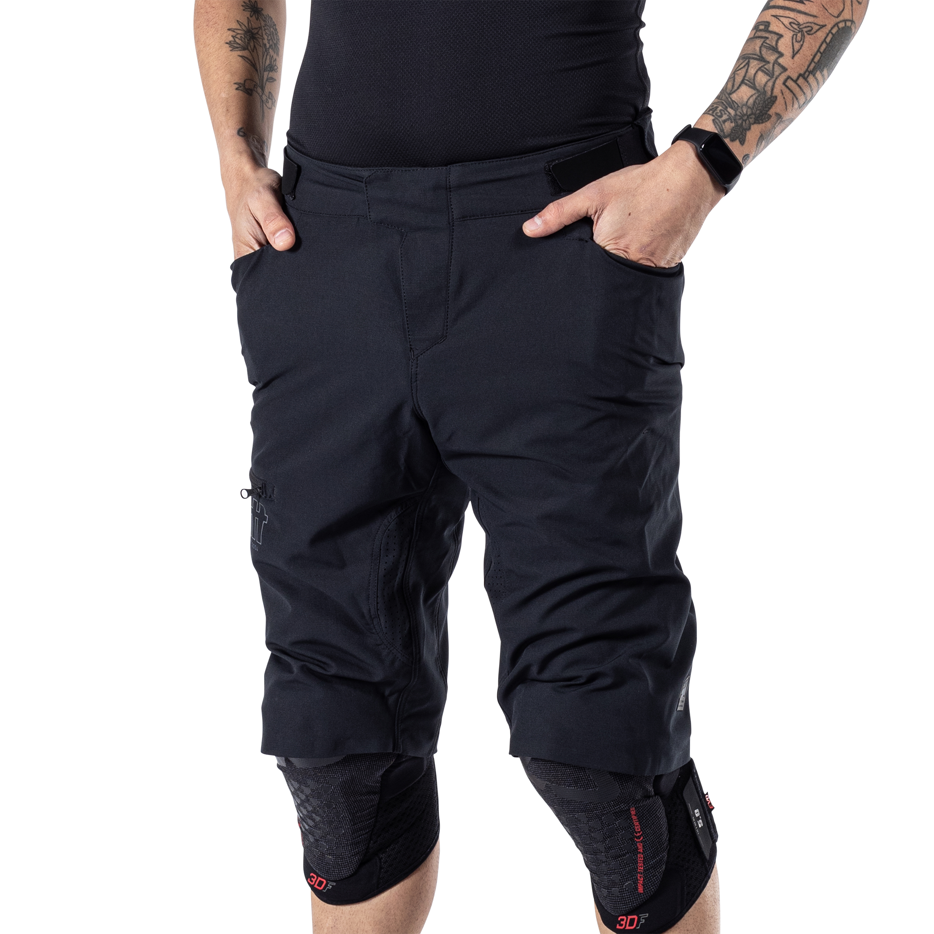 Leatt MTB Enduro 1.0 Shorts - 2XL-38 - Black - Image 5