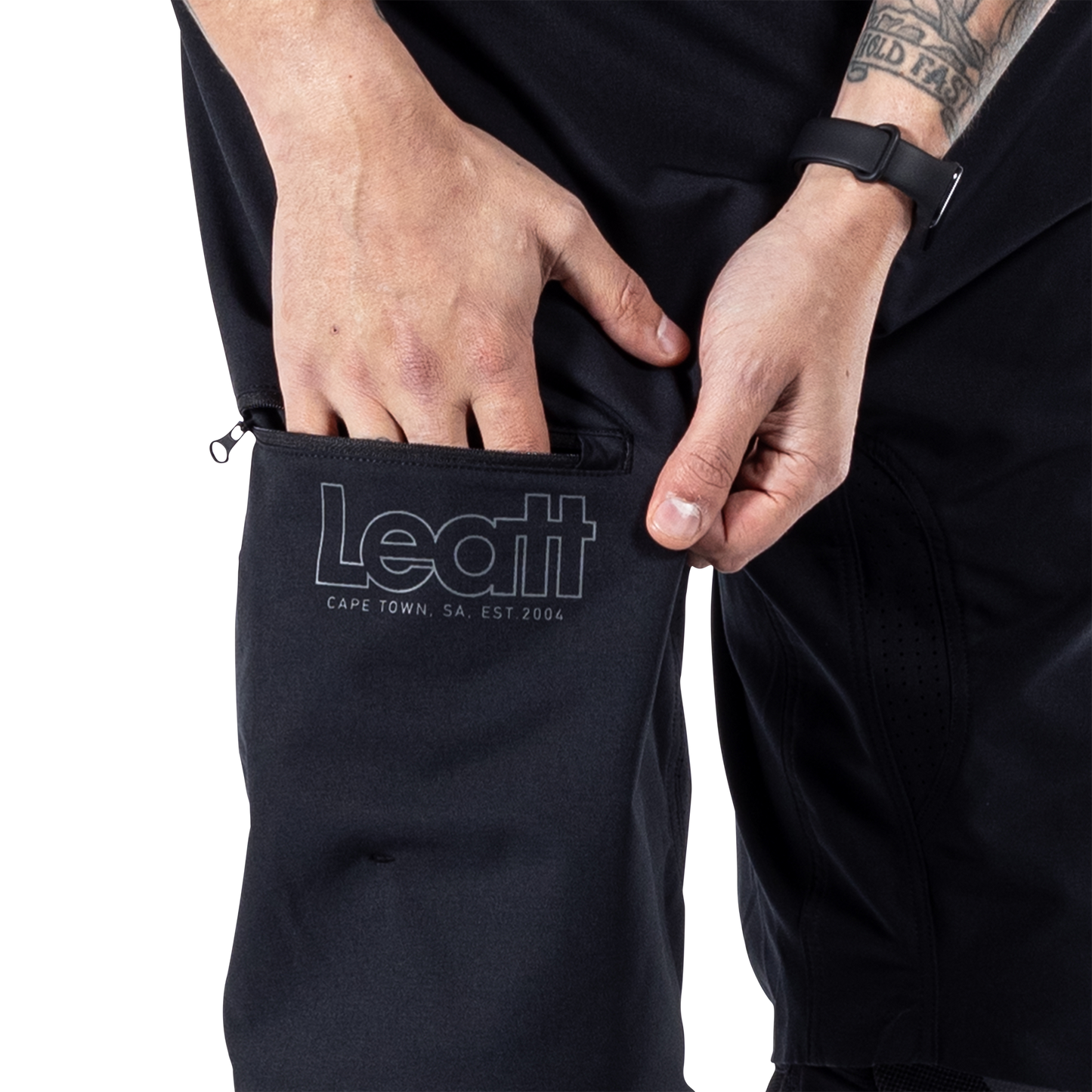 Leatt MTB Enduro 1.0 Shorts - 2XL-38 - Black - Image 8