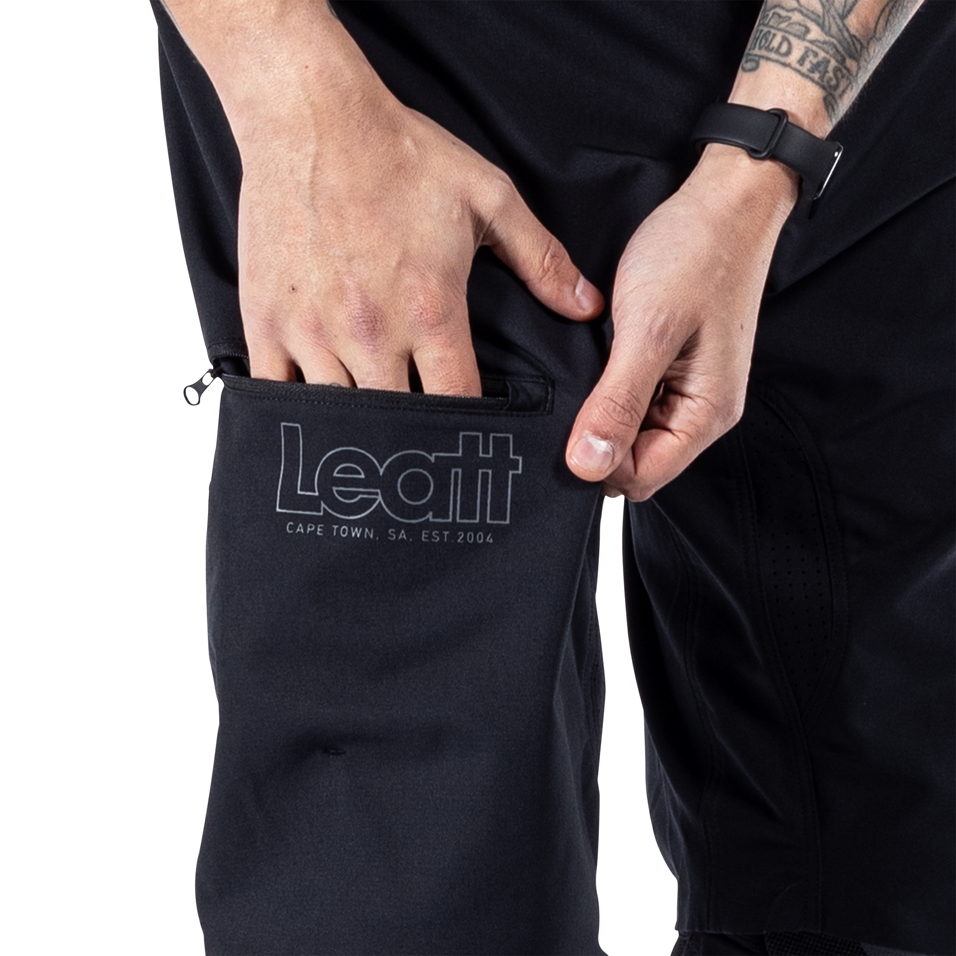 Leatt MTB Enduro 1.0 Shorts - 2XL-38 - Black - Image 8