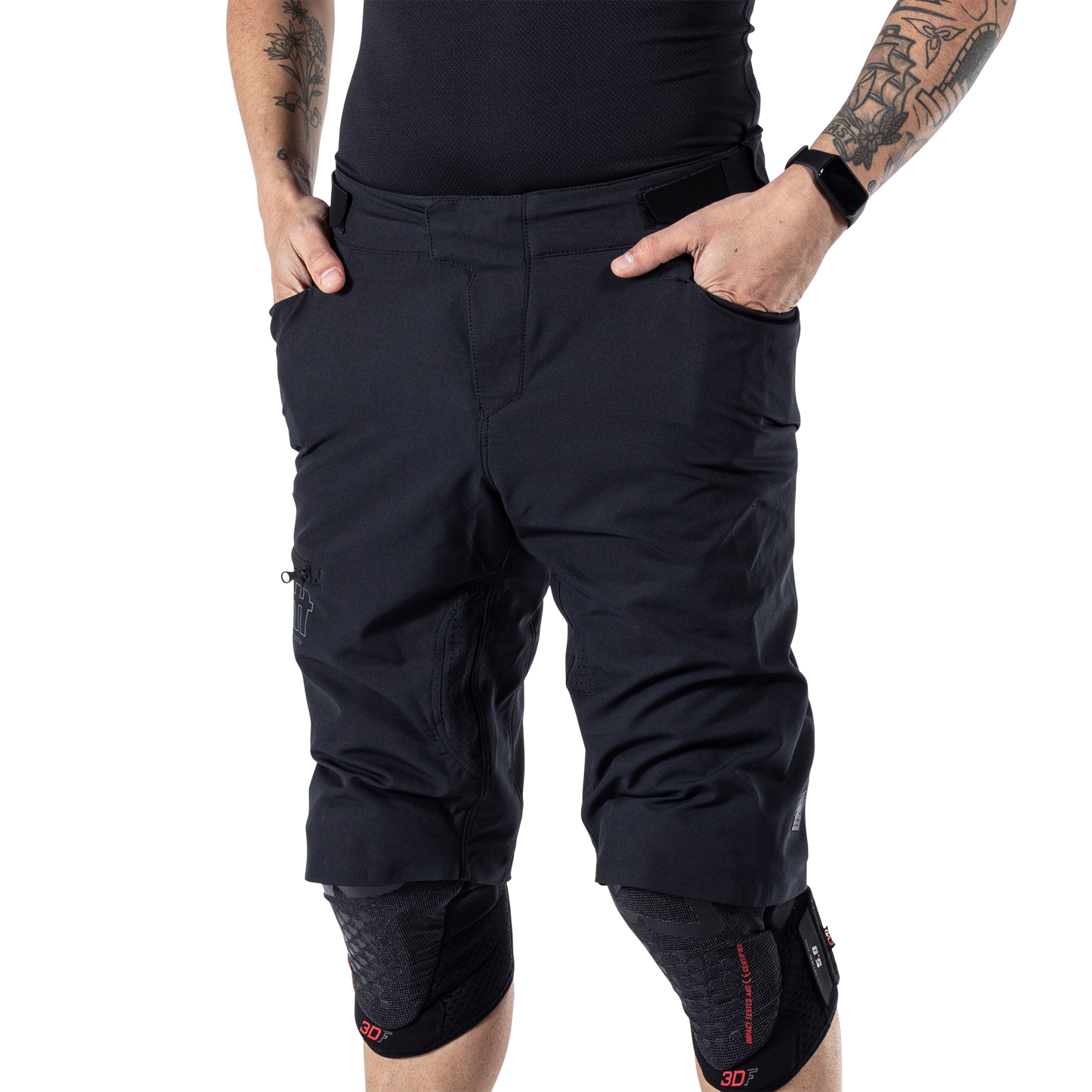 Leatt MTB Enduro 1.0 Shorts - M-32 - Black - Image 5