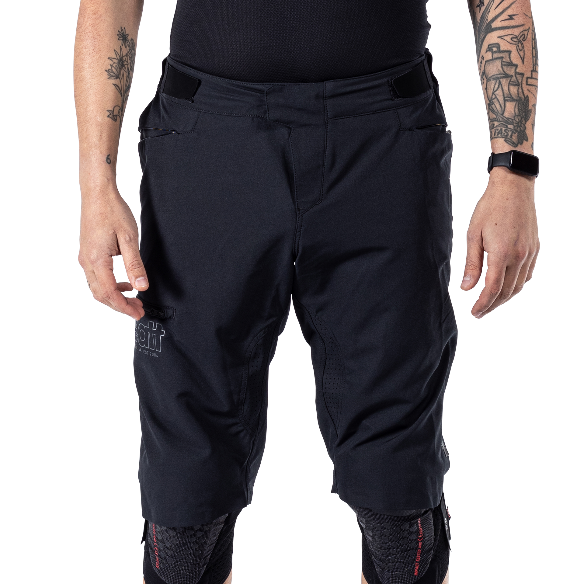Leatt MTB Enduro 1.0 Shorts - S-30 - Black - Image 3