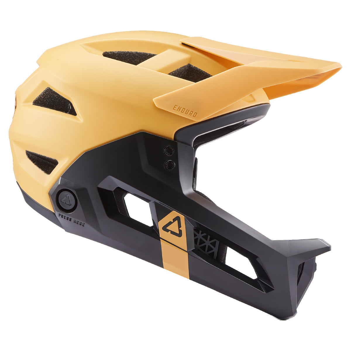 Leatt MTB Enduro 2.0 Helmet - L - Ochre Yellow - Image 4