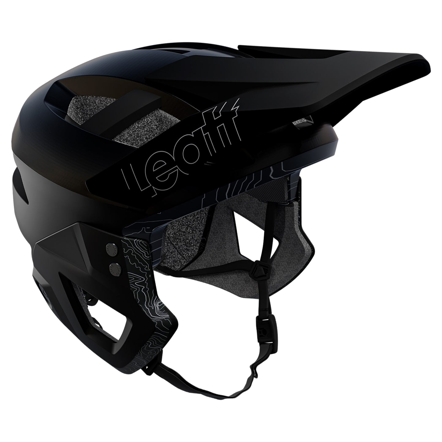 Leatt MTB Enduro 2.0 Helmet - L - Stealth Black/Grey - Image 4