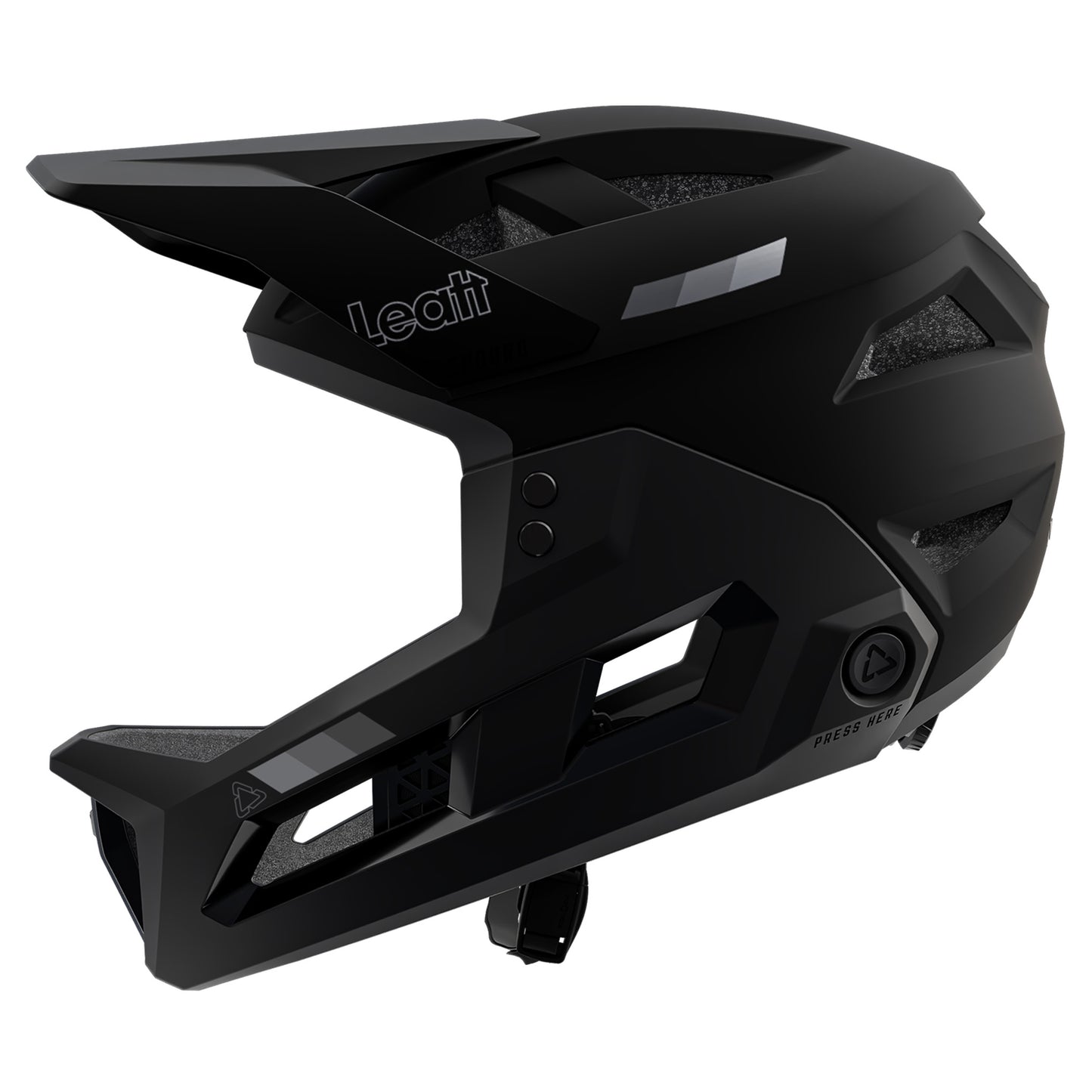 Leatt MTB Enduro 2.0 Helmet - S - Stealth Black/Grey - Image 2