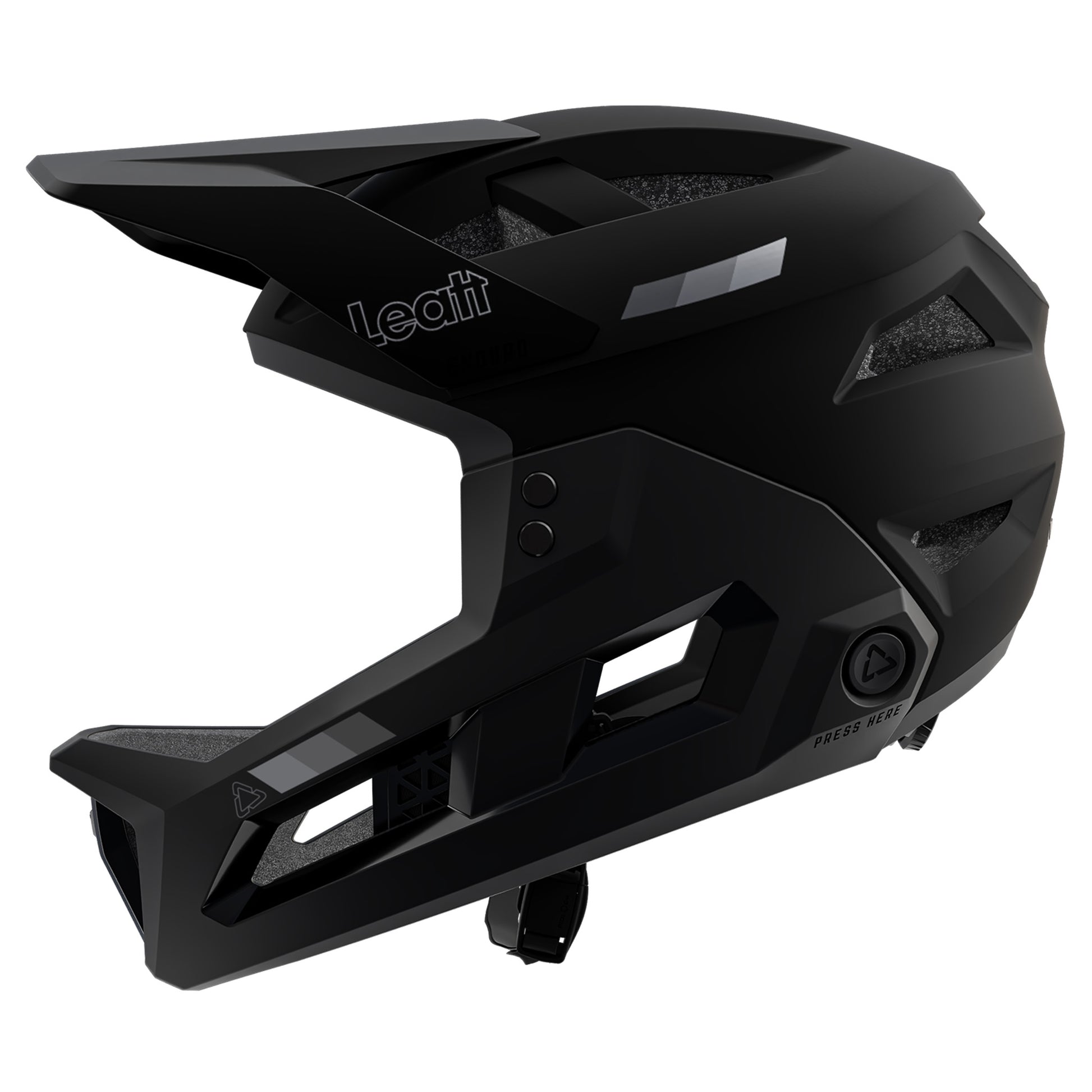 Leatt MTB Enduro 2.0 Helmet - S - Stealth Black/Grey - Image 2