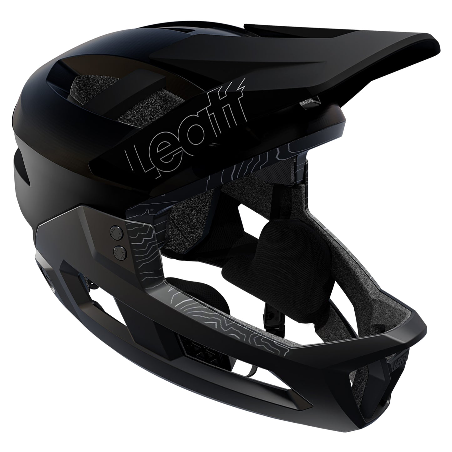 Leatt MTB Enduro 2.0 Helmet - S - Stealth Black/Grey - Image 3