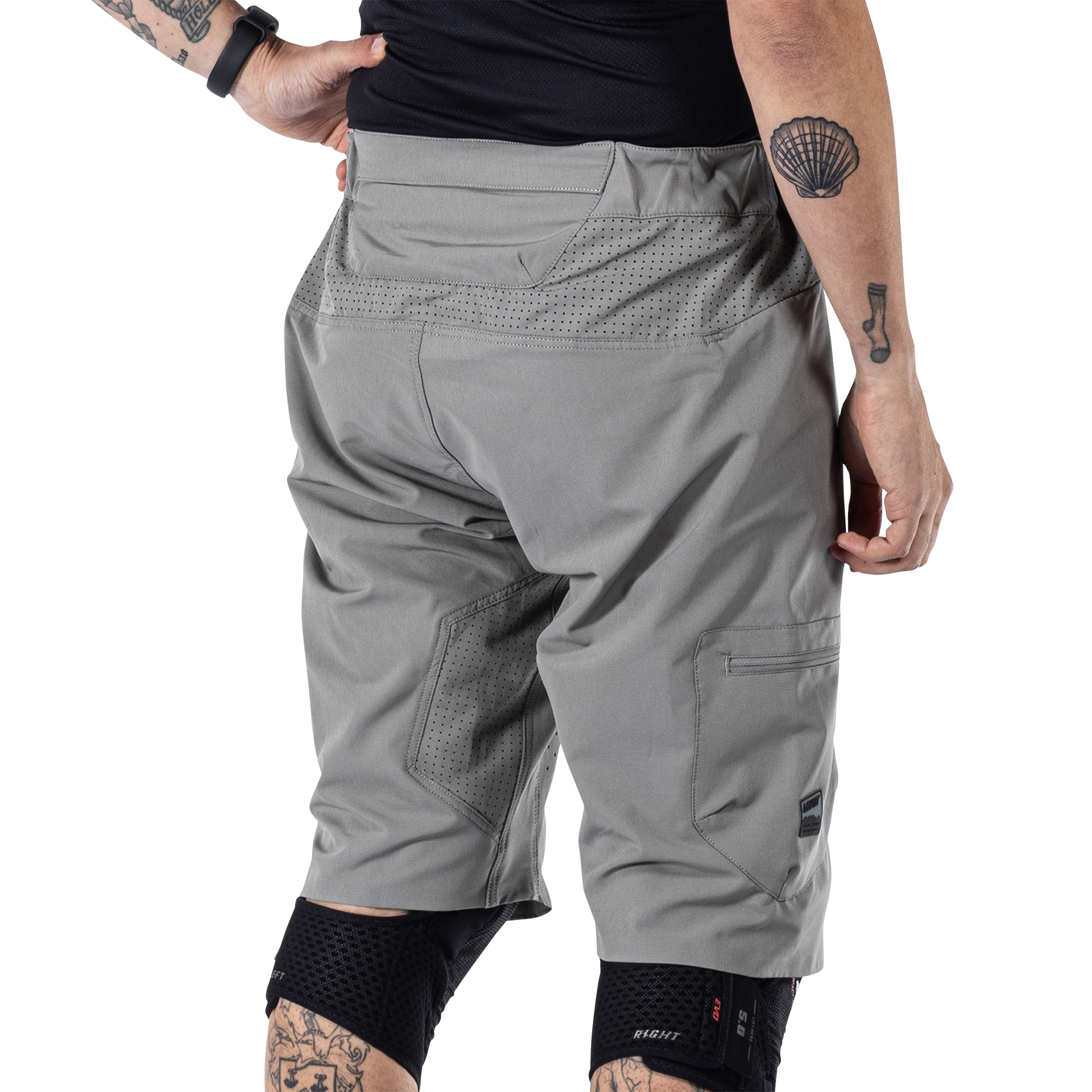 Leatt MTB Enduro 2.0 Shorts - 2XL-38 - Granite - Image 4