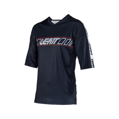 Leatt MTB Enduro 3.0 Short Sleeve Jersey - L - Black - Image 1