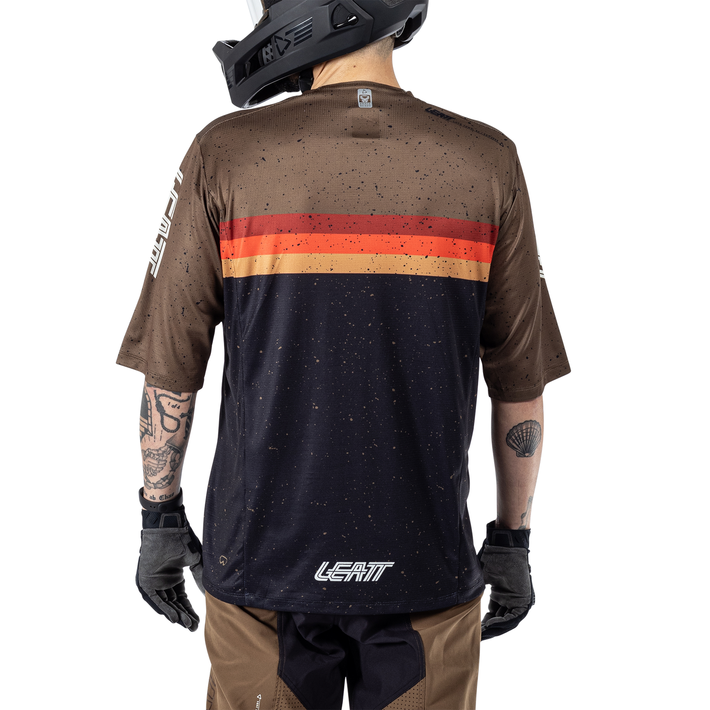 Leatt MTB Enduro 3.0 Short Sleeve Jersey - L - Black - Image 4
