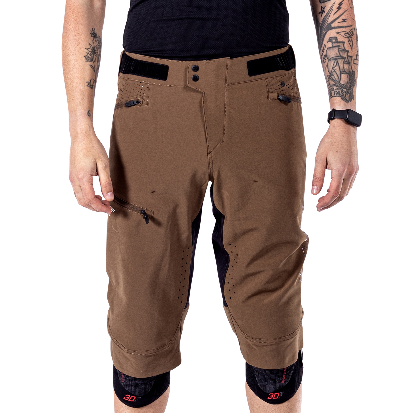 Leatt MTB Enduro 3.0 Shorts - 2XL-38 - Loam - Image 3