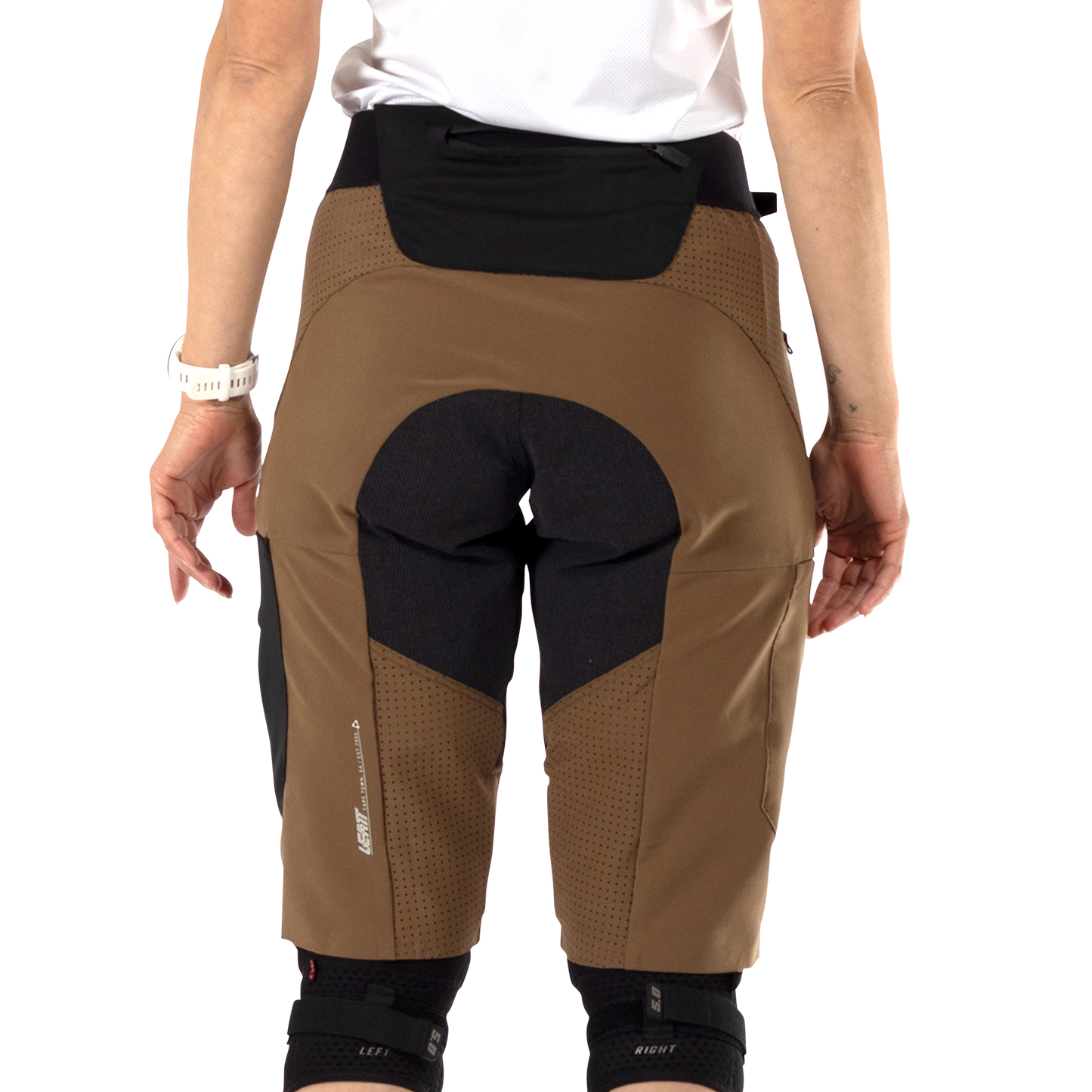 Leatt MTB Enduro 3.0 Women's Shorts - Women's 2XL - Loam - Image 4