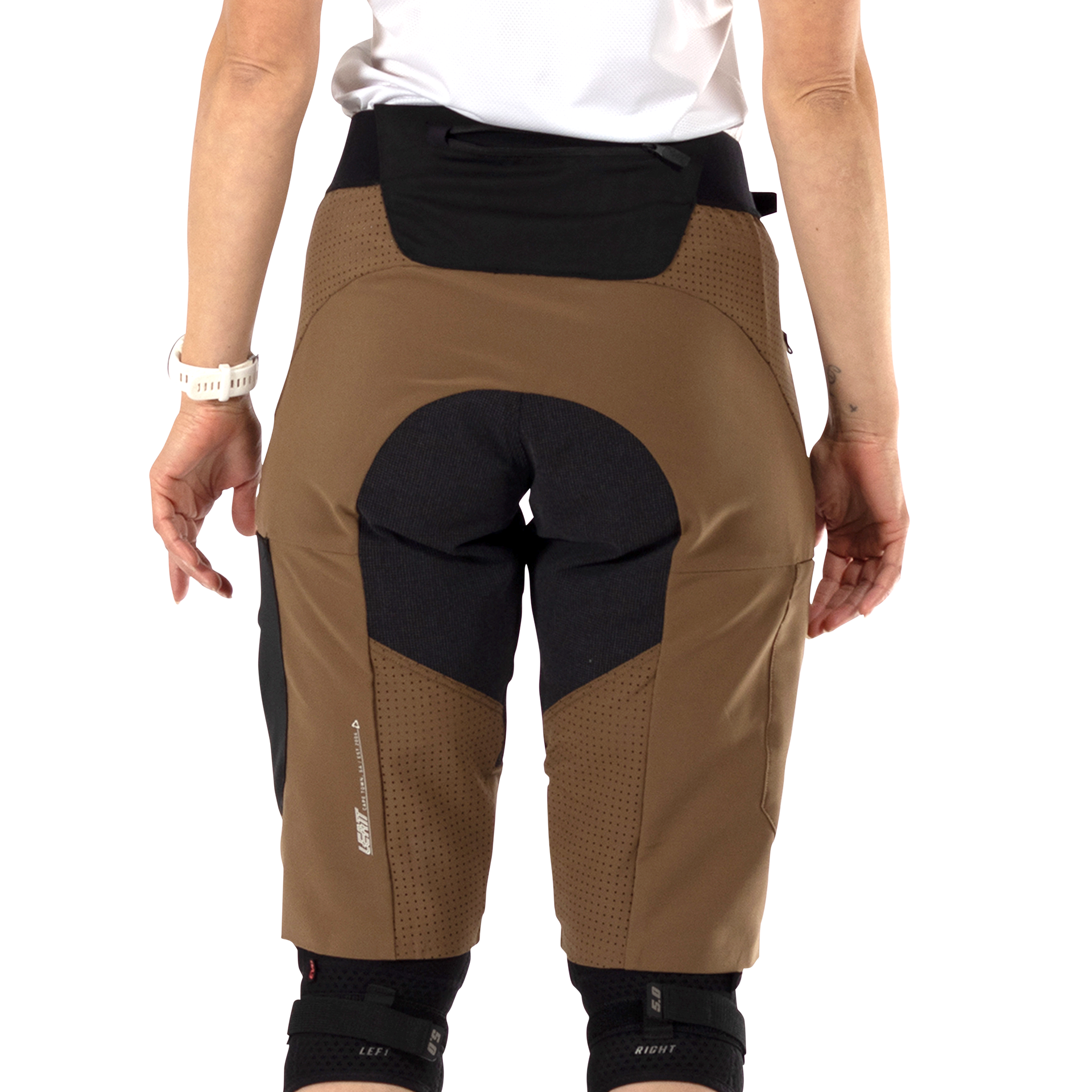 Leatt MTB Enduro 3.0 Women's Shorts - Women's 2XL - Loam - Image 4